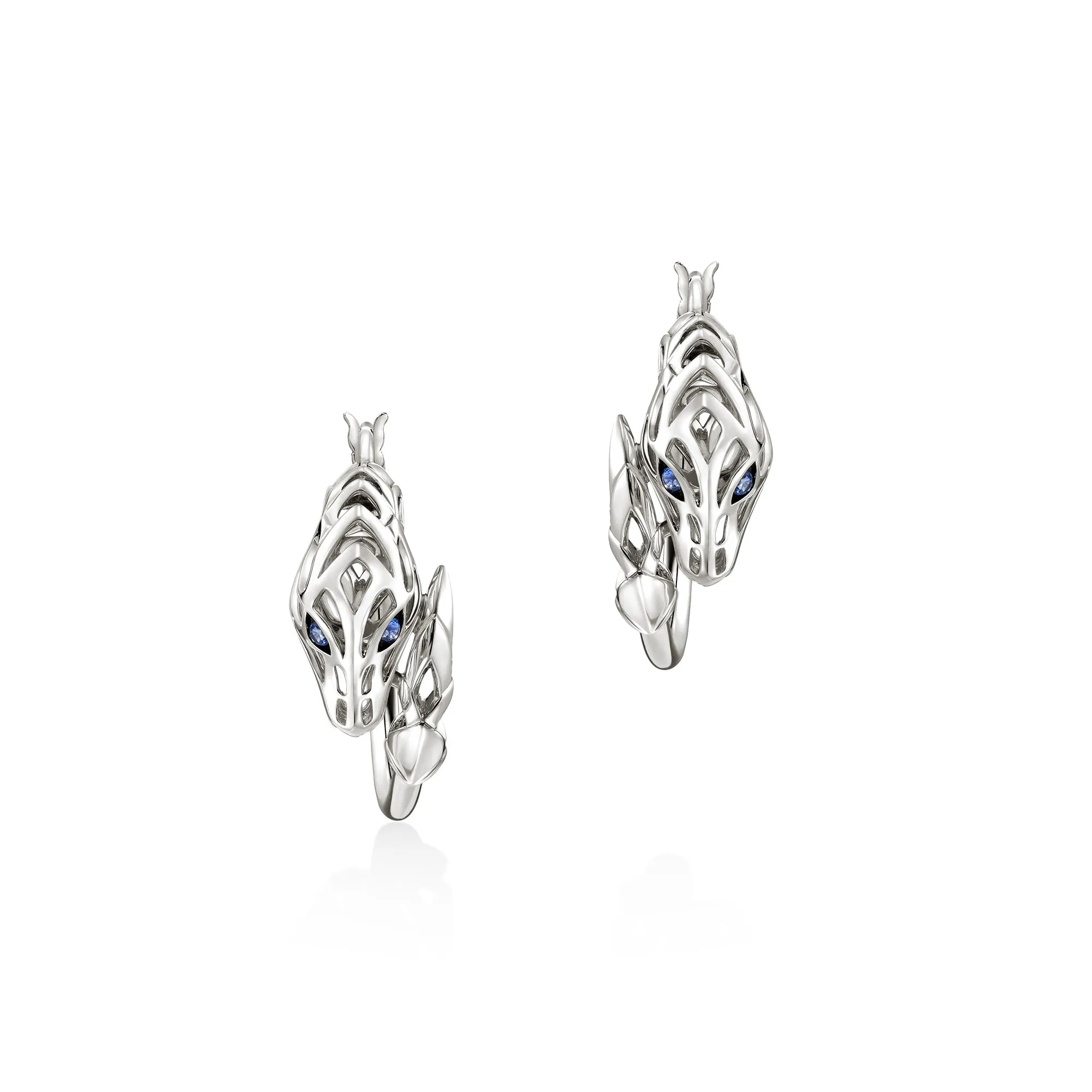 Naga Hoop Earring, Sterling Silver, 25MM|EBS603571BSP sold by John Hardy