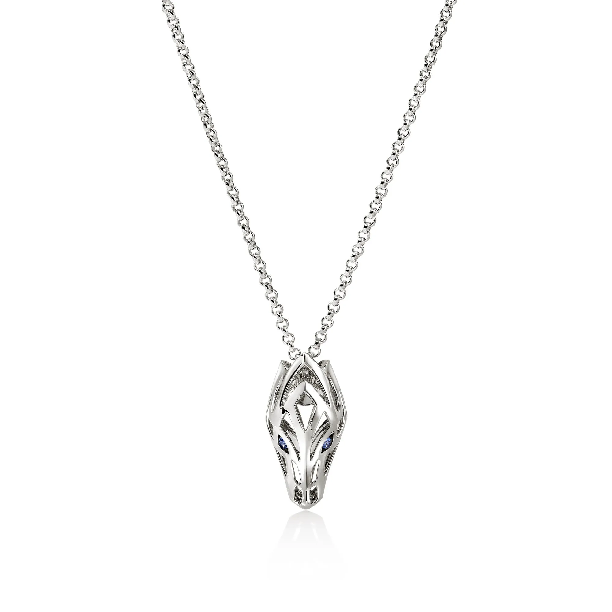 Naga Pendant Necklace, Sterling Silver|NBS603461BSP sold by John Hardy
