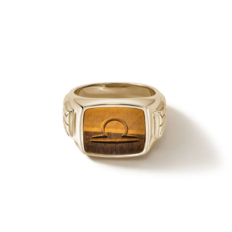 Carved Signet Ring, Gold|RMGGS9011001TE sold by John Hardy