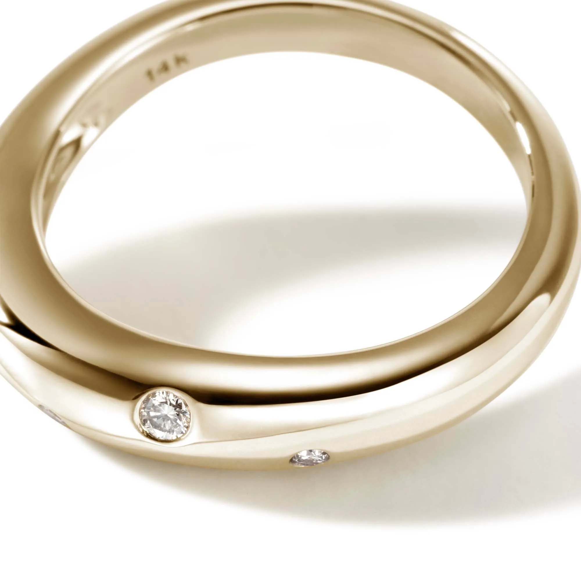 Surf Ring, Gold, Diamonds, Slim|RGGX9011182DI sold by John Hardy product image thumbnail 2