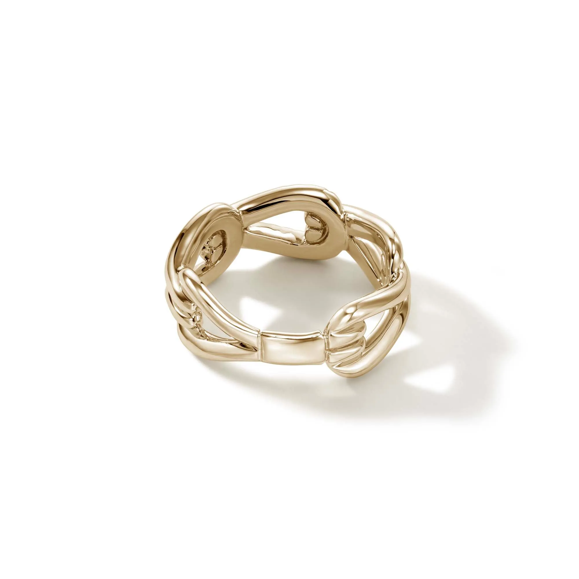 Surf Link Ring, Gold, Diamonds, Wide|RGGX90107722DI sold by John Hardy product image thumbnail 5