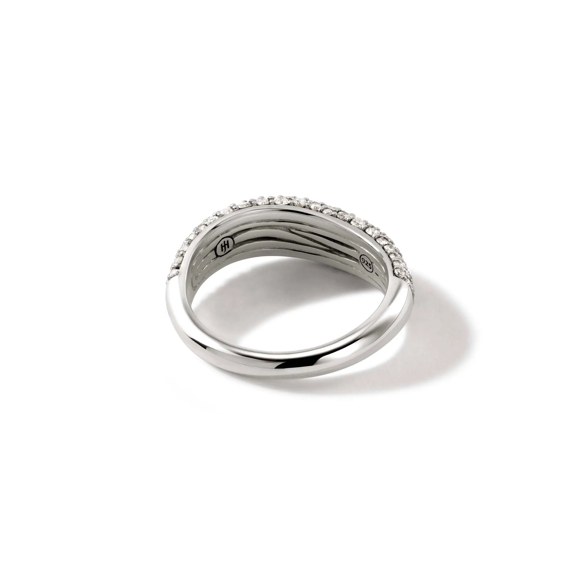 Surf Ring, Sterling Silver, Diamonds|RBP9011302DI sold by John Hardy product image thumbnail 5