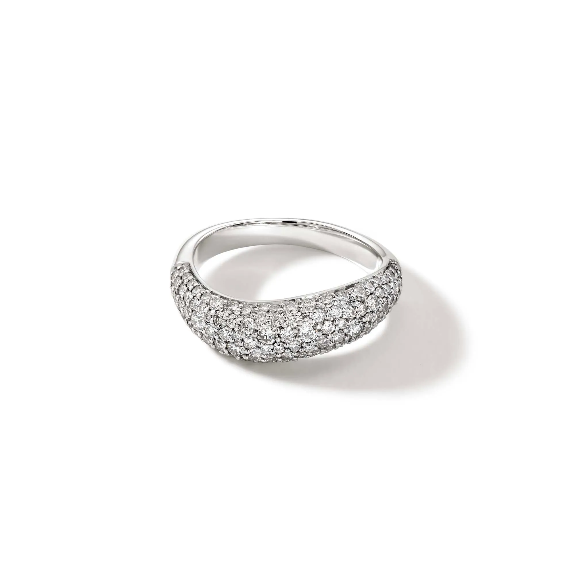 Surf Ring, Sterling Silver, Diamonds|RBP9011302DI sold by John Hardy