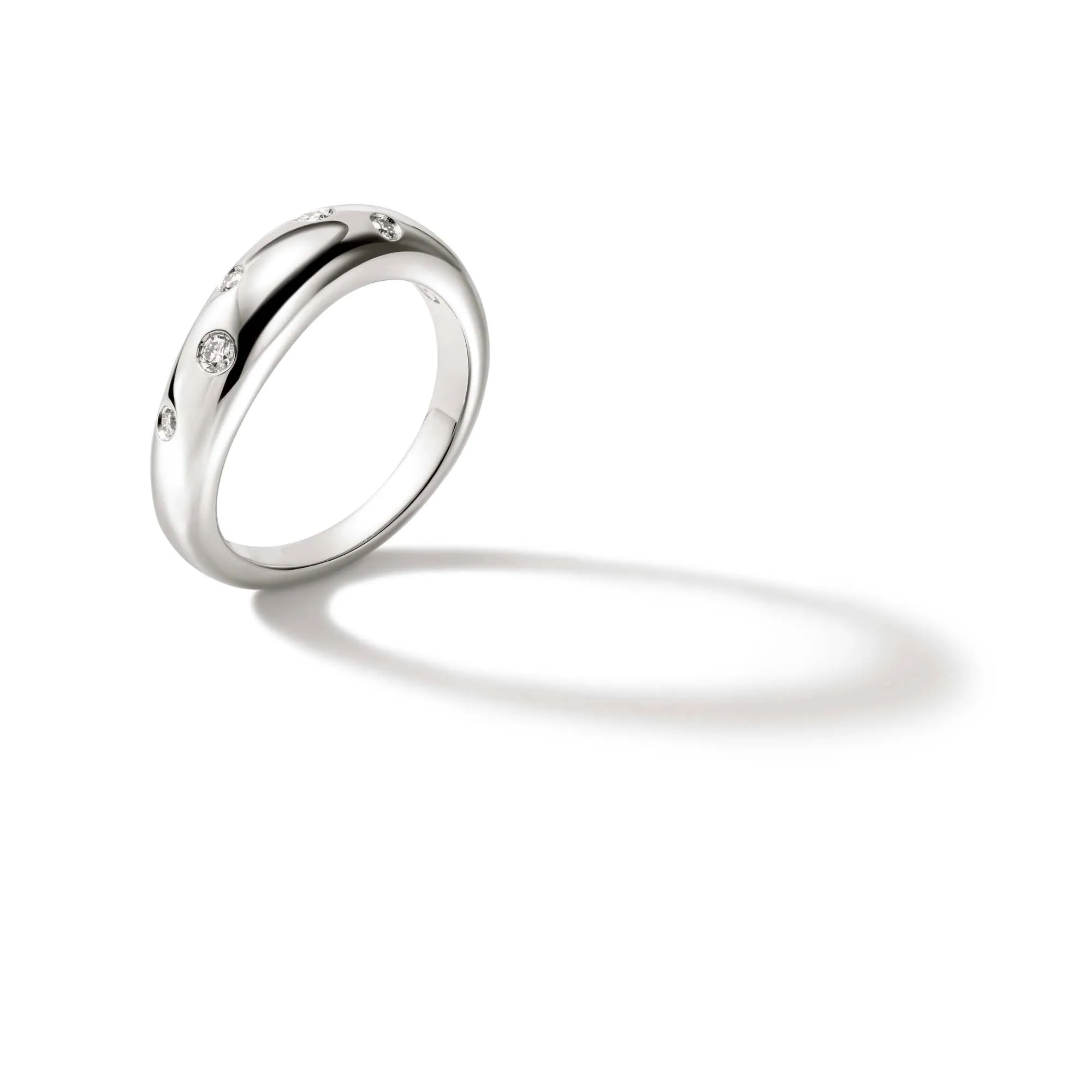 Surf Ring, Sterling Silver, Diamonds|RBP9011192DI sold by John Hardy product image thumbnail 3
