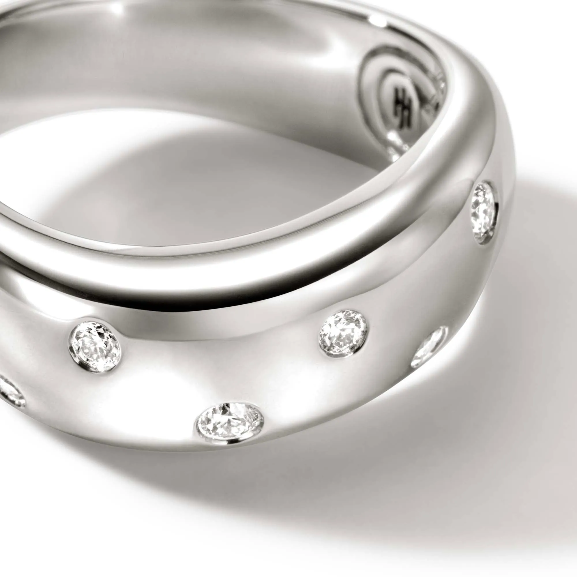 Surf Ring, Sterling Silver, Diamonds|RBP9011192DI sold by John Hardy product image thumbnail 2