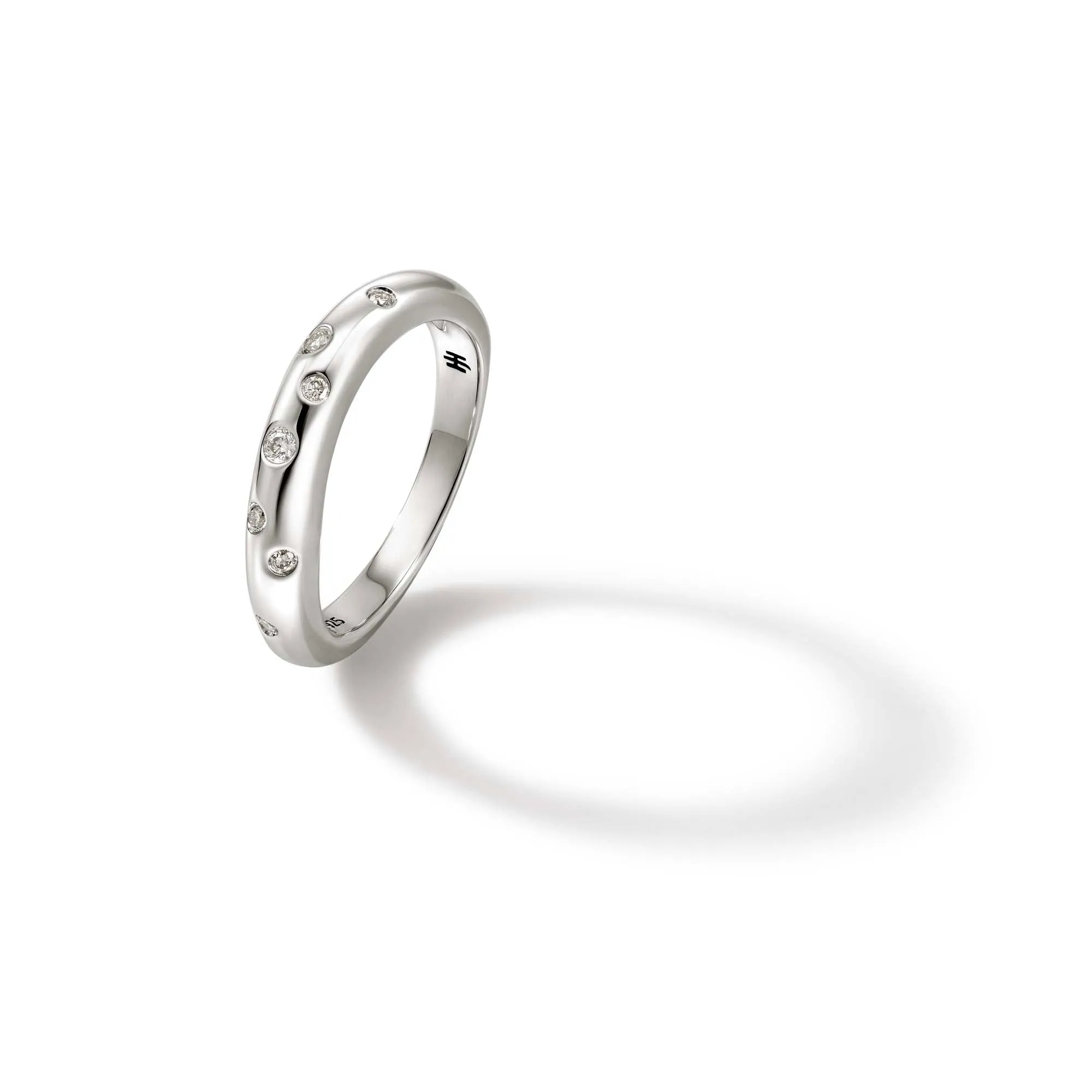 Surf Ring, Sterling Silver, Diamonds, Slim|RBP9011182DI sold by John Hardy product image thumbnail 3