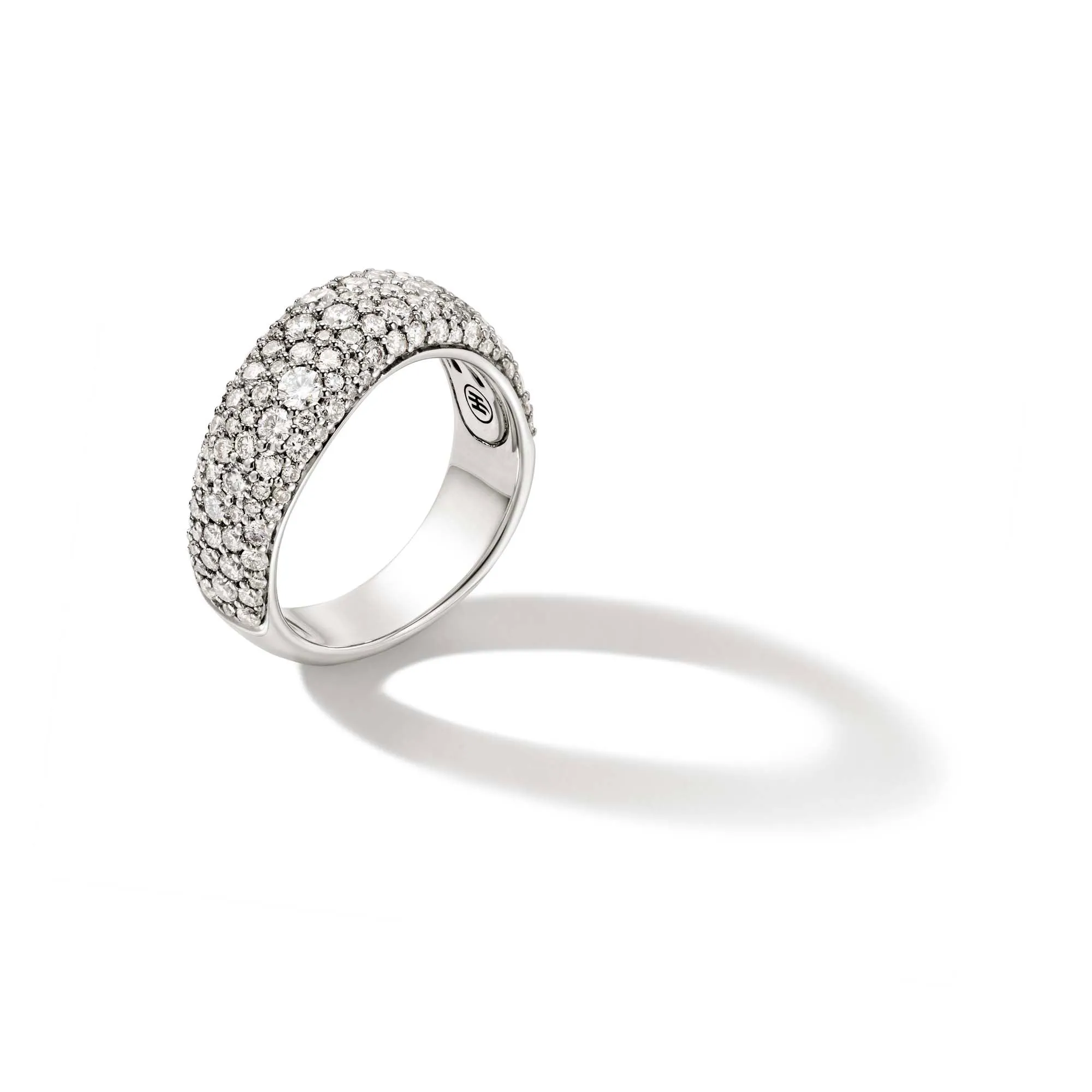 Surf Ring, Sterling Silver, Diamonds, Wide|RBP9011122DI sold by John Hardy product image thumbnail 3