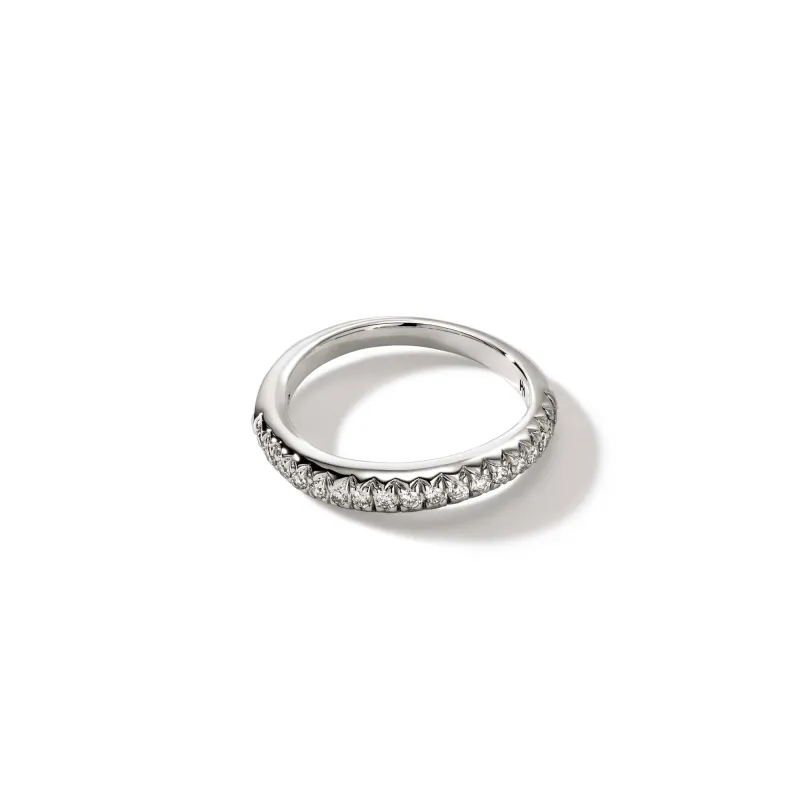Surf Ring, Sterling Silver, Diamonds, Slim|RBP9011112DI sold by John Hardy