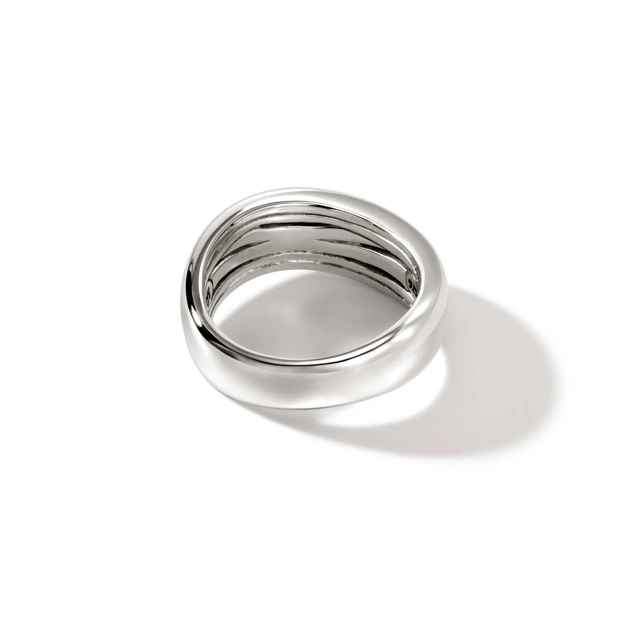 Surf Ring, Sterling Silver, Diamonds, Wide|RBP9011102DI sold by John Hardy product image thumbnail 5