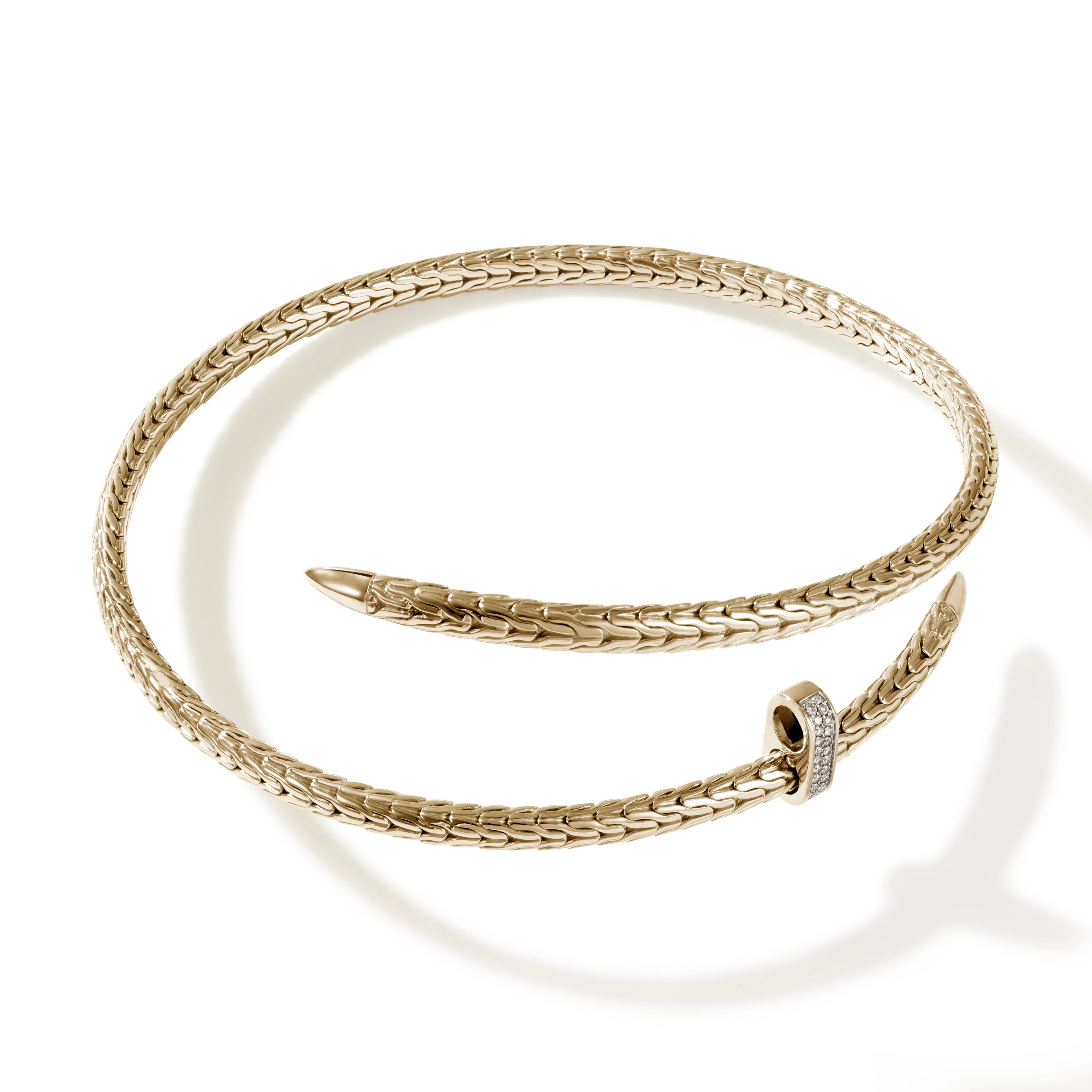 Spear Coil Choker, Gold, Diamonds|NGGX9011292DI sold by John Hardy product image thumbnail 3