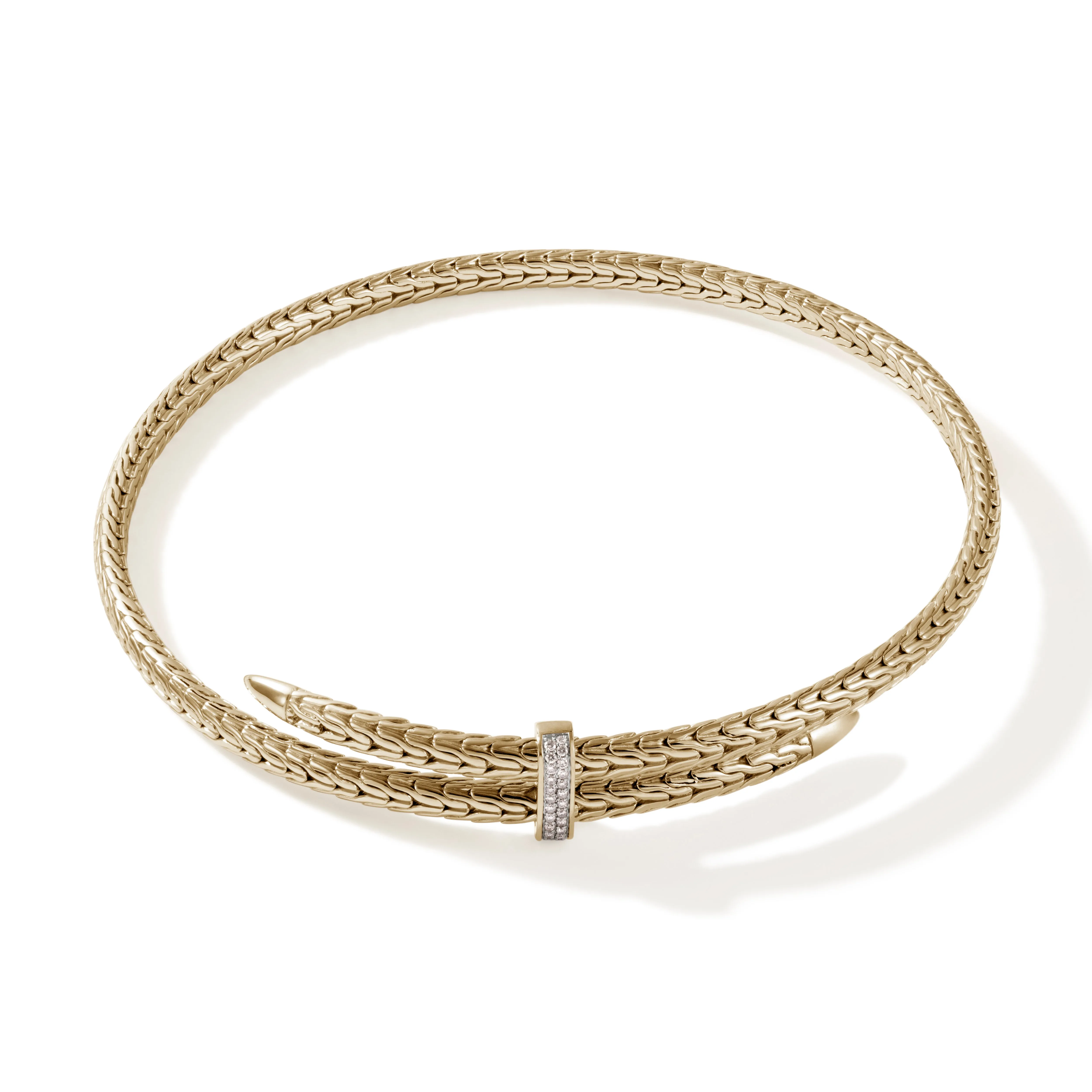 Spear Coil Choker, Gold, Diamonds|NGGX9011292DI sold by John Hardy