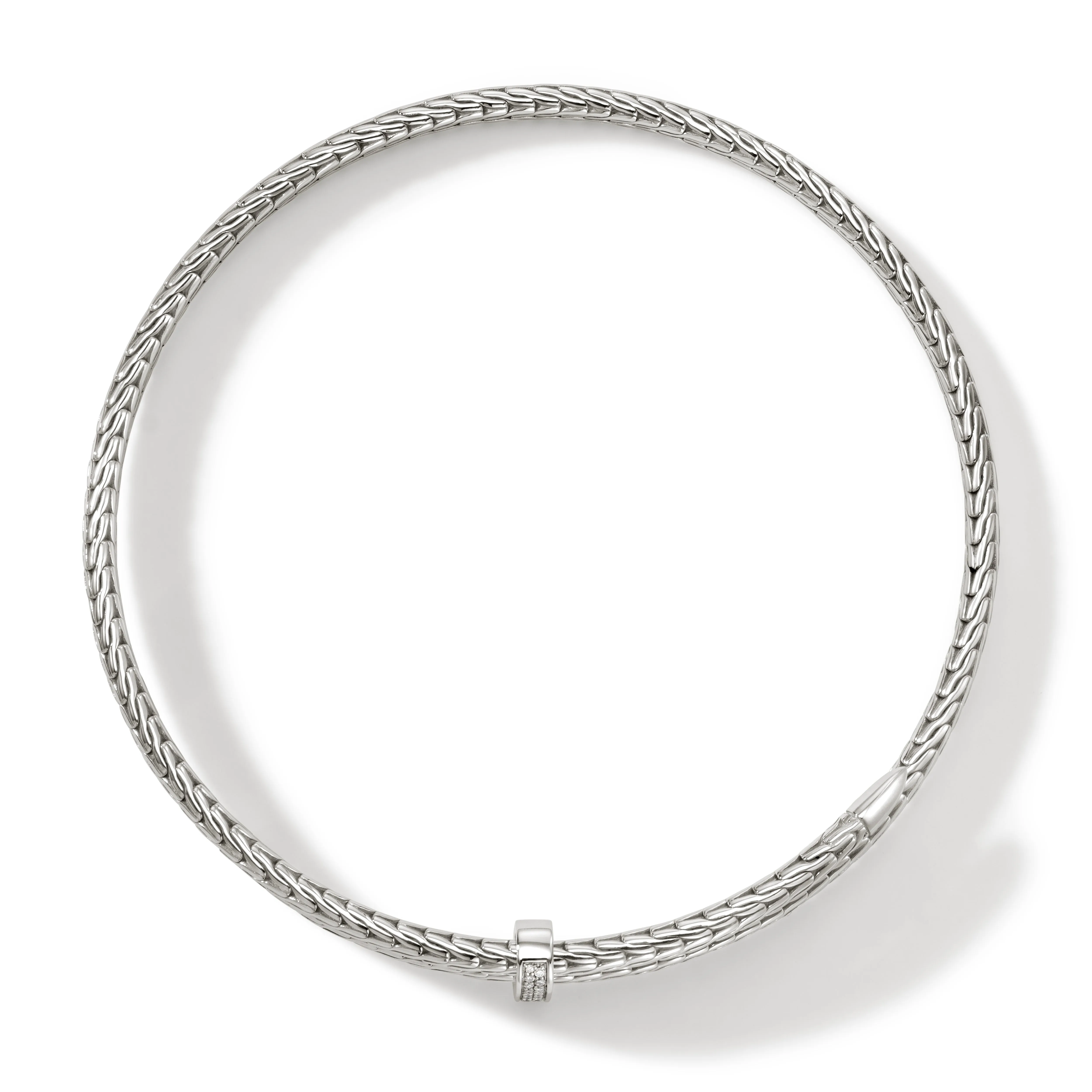 Spear Coil Choker, Sterling Silver, Diamonds|NBP9011292DI sold by John Hardy product image thumbnail 4