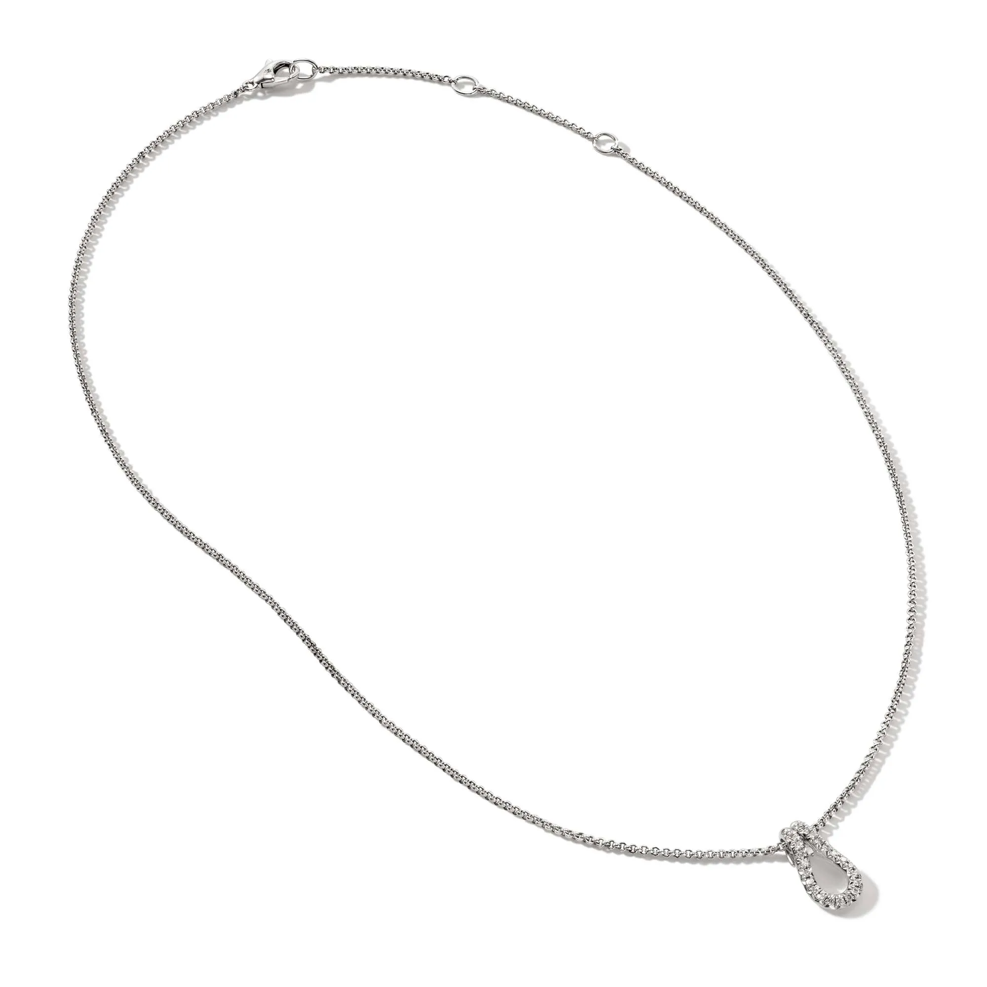 Surf Pendant Necklace, Silver, Diamonds|NBP9010742DI sold by John Hardy product image thumbnail 5