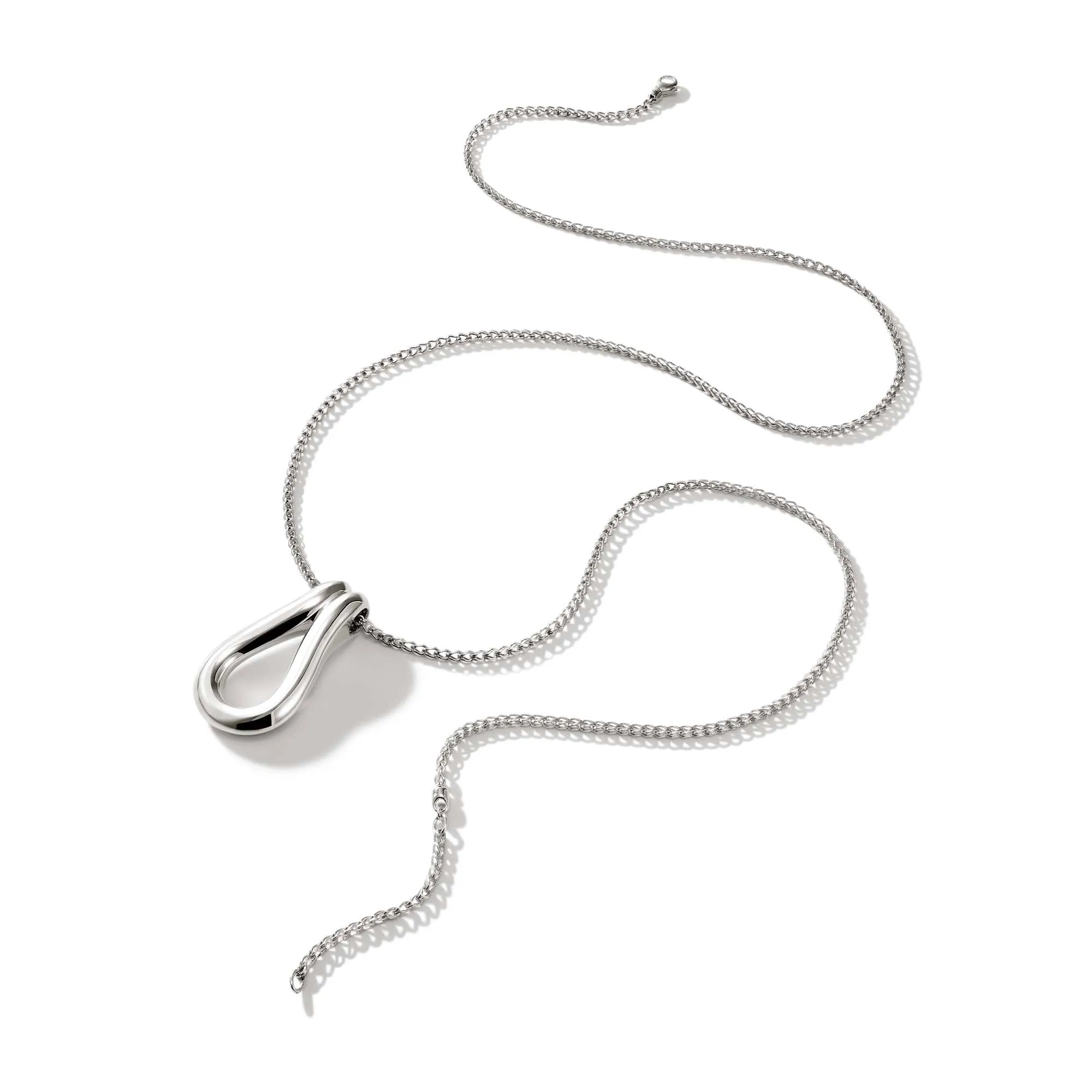 Surf Pendant Necklace, Sterling Silver, Long|NB901056 sold by John Hardy product image thumbnail 4