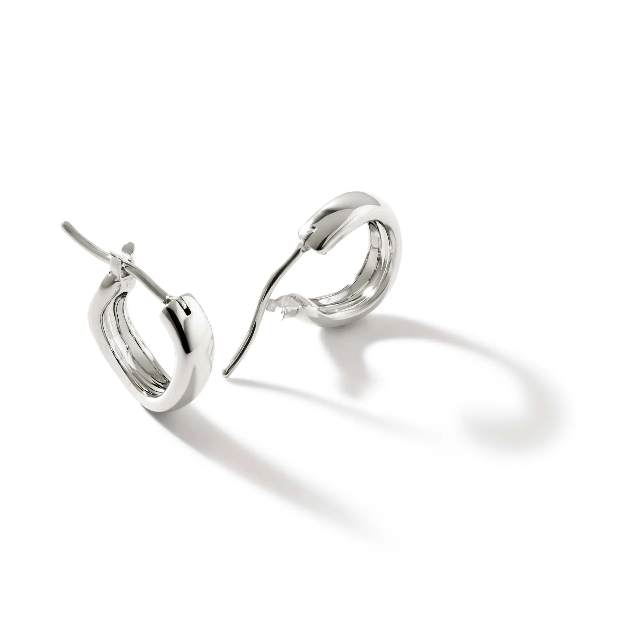 Surf Huggie Earrings, Sterling Silver, 12MM|EB901122 sold by John Hardy product image thumbnail 3