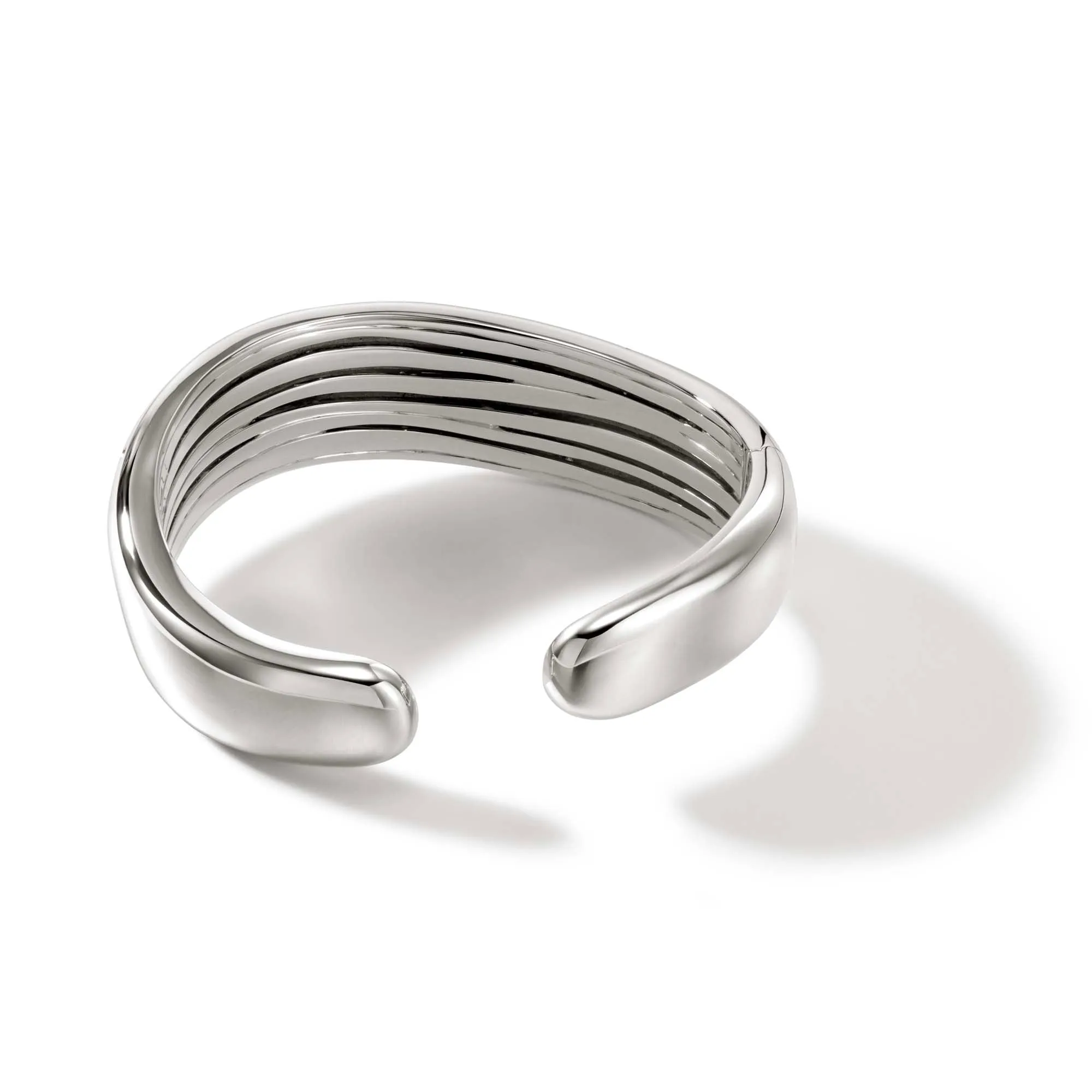 Surf Hinged Cuff, Sterling Silver, Wide|CB901115 sold by John Hardy product image thumbnail 5