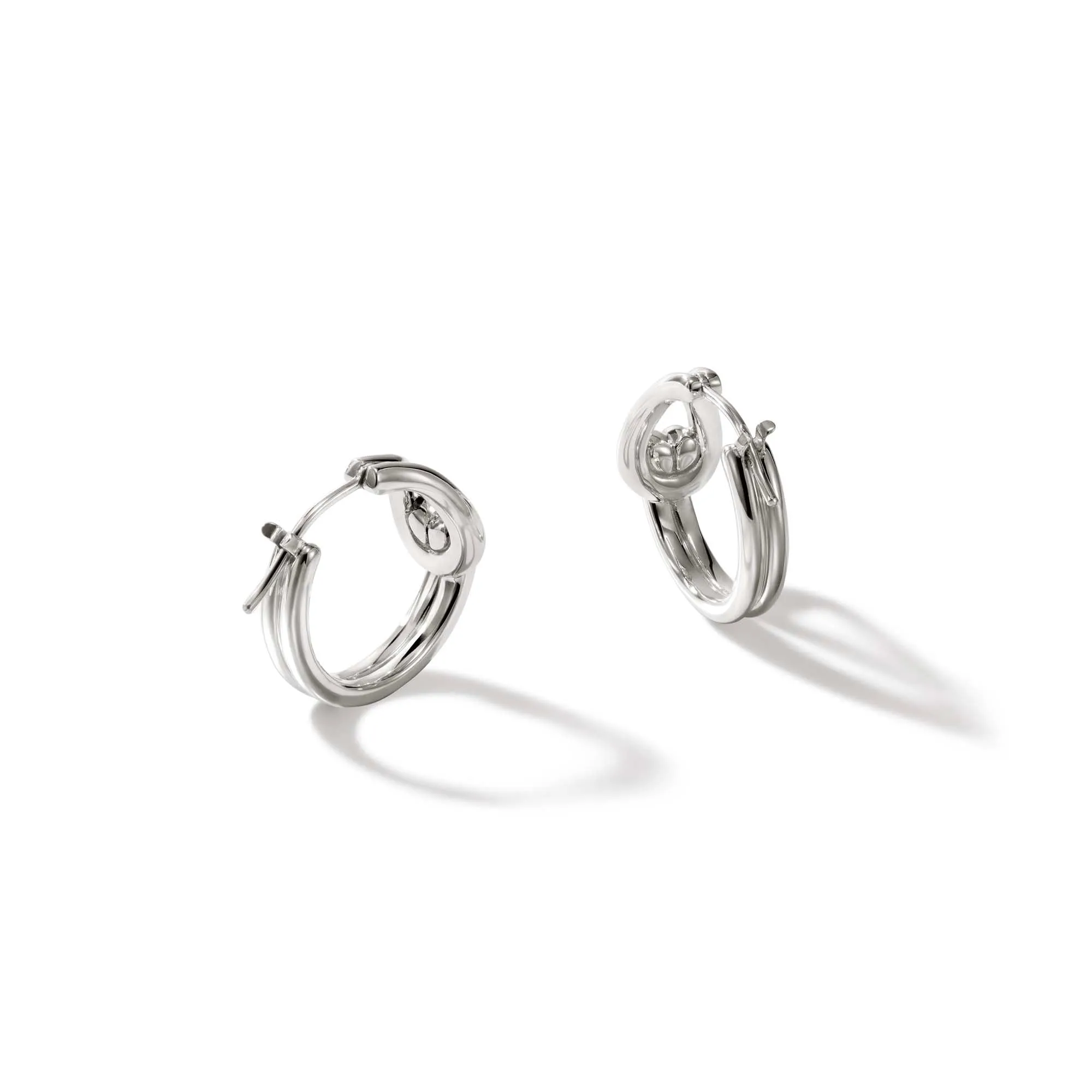 Surf Hoop Earring, Sterling Silver, 18.5MM|EB901147 sold by John Hardy product image thumbnail 4