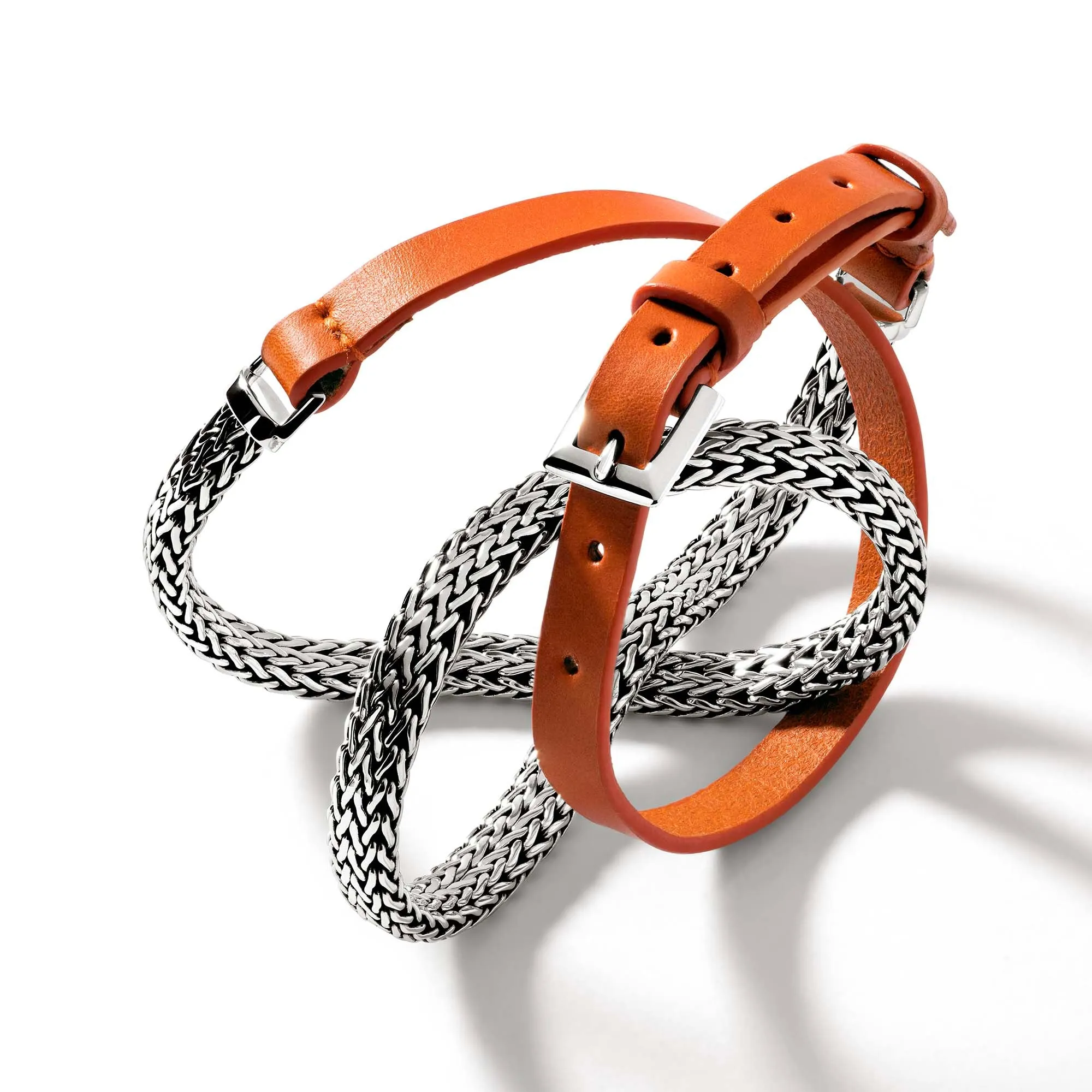 Icon Wrap, Sterling Silver, Leather|BU901047OR sold by John Hardy product image thumbnail 3