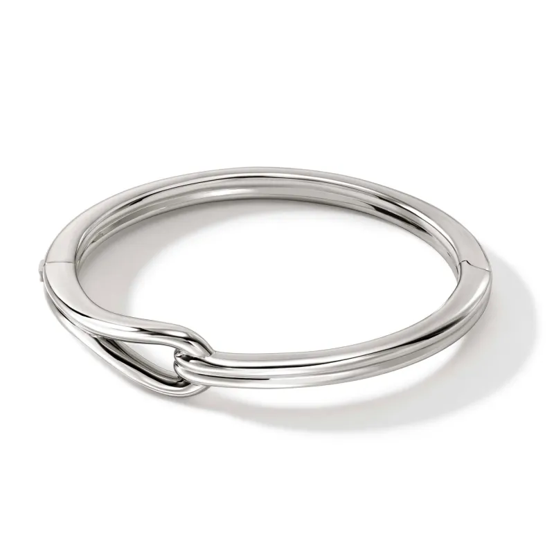 Surf Hinged Bangle, Sterling Silver|BB901084 sold by John Hardy