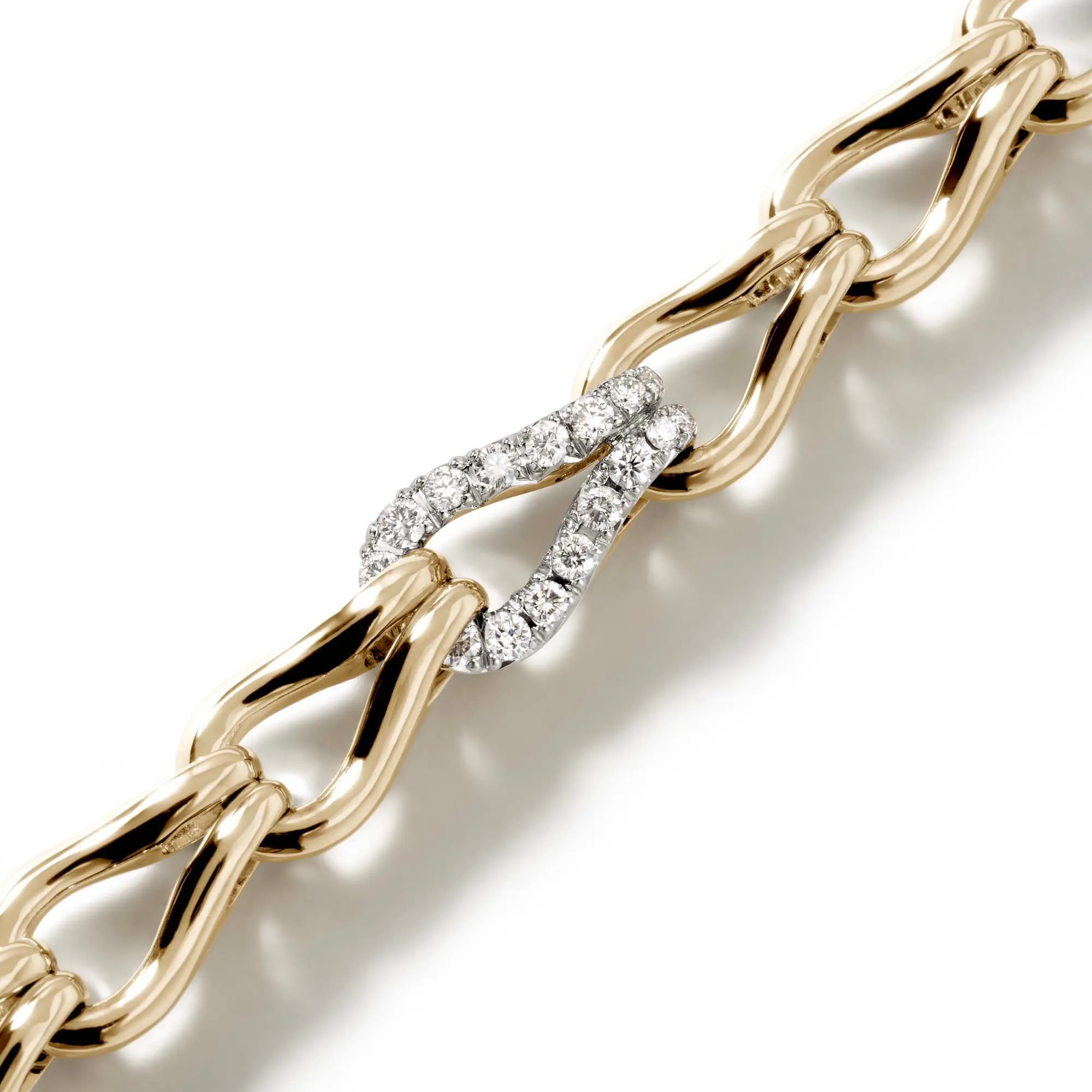 Surf Bracelet, Gold, Diamonds, 8.5MM|BUGGX90109022DI sold by John Hardy product image thumbnail 2