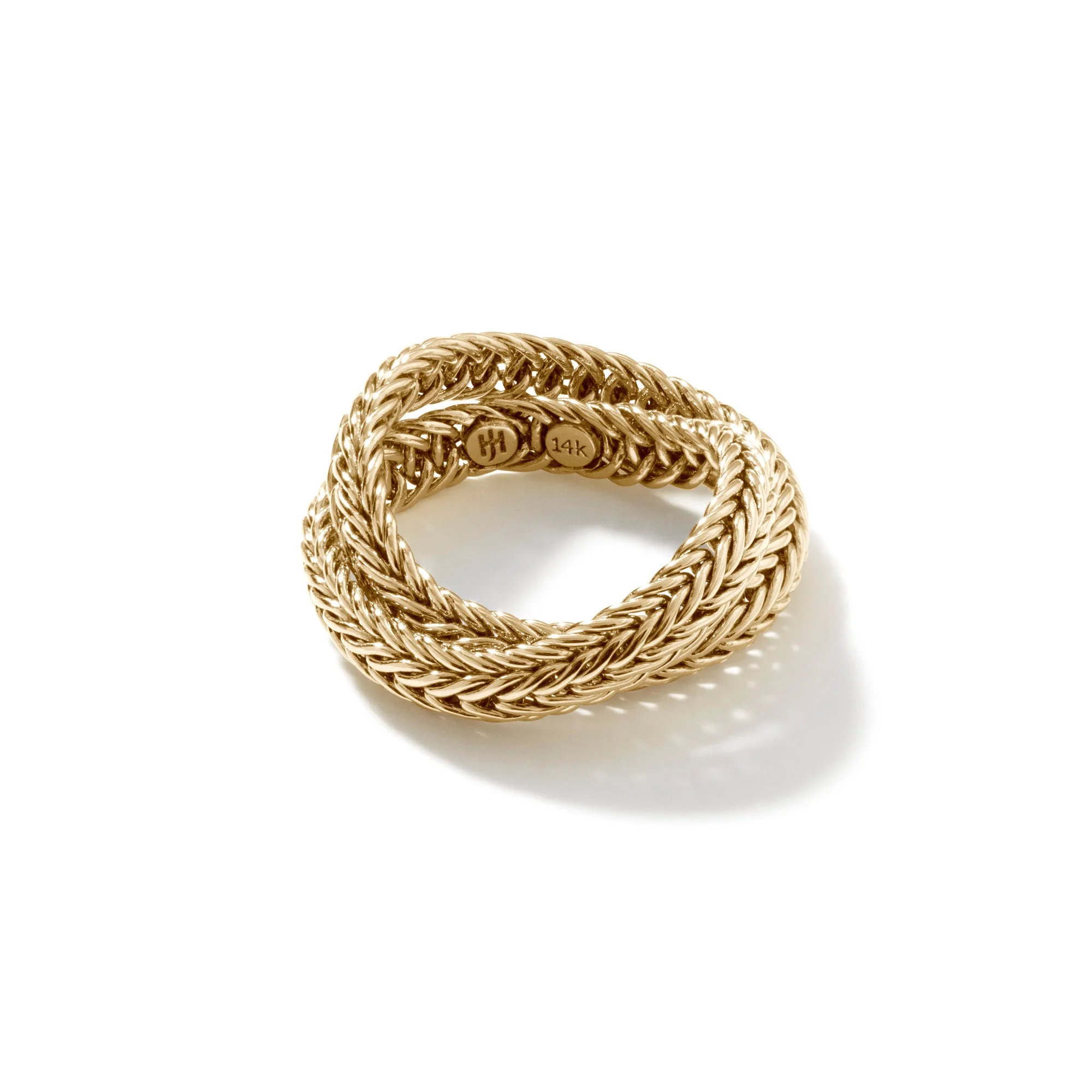 Icon Chevron Crossover Ring, Gold, 4.5MM|RGG900825 sold by John Hardy