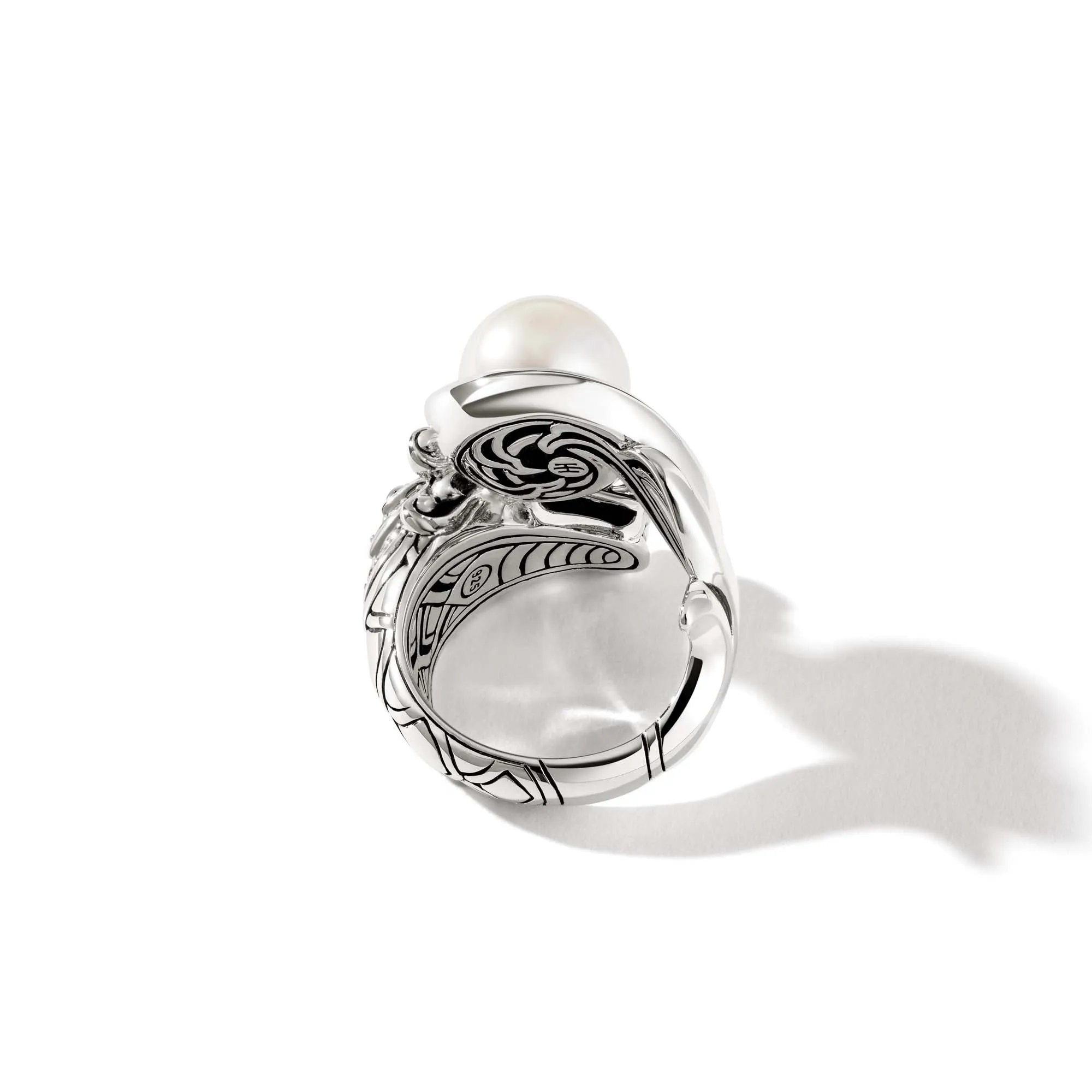 Naga Ring, Sterling Silver, Diamonds, Pearl|RBP603132BSPDI sold by John Hardy product image thumbnail 5