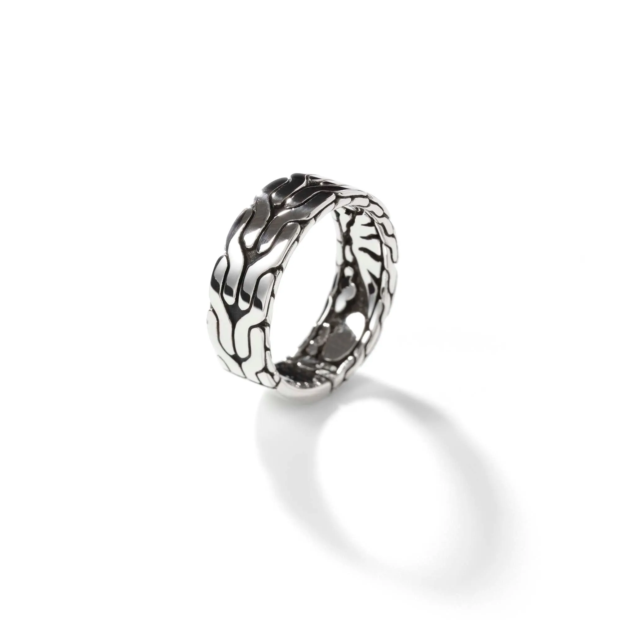 Carved Chain Band Ring, Sterling Silver|RB99842 sold by John Hardy product image thumbnail 3