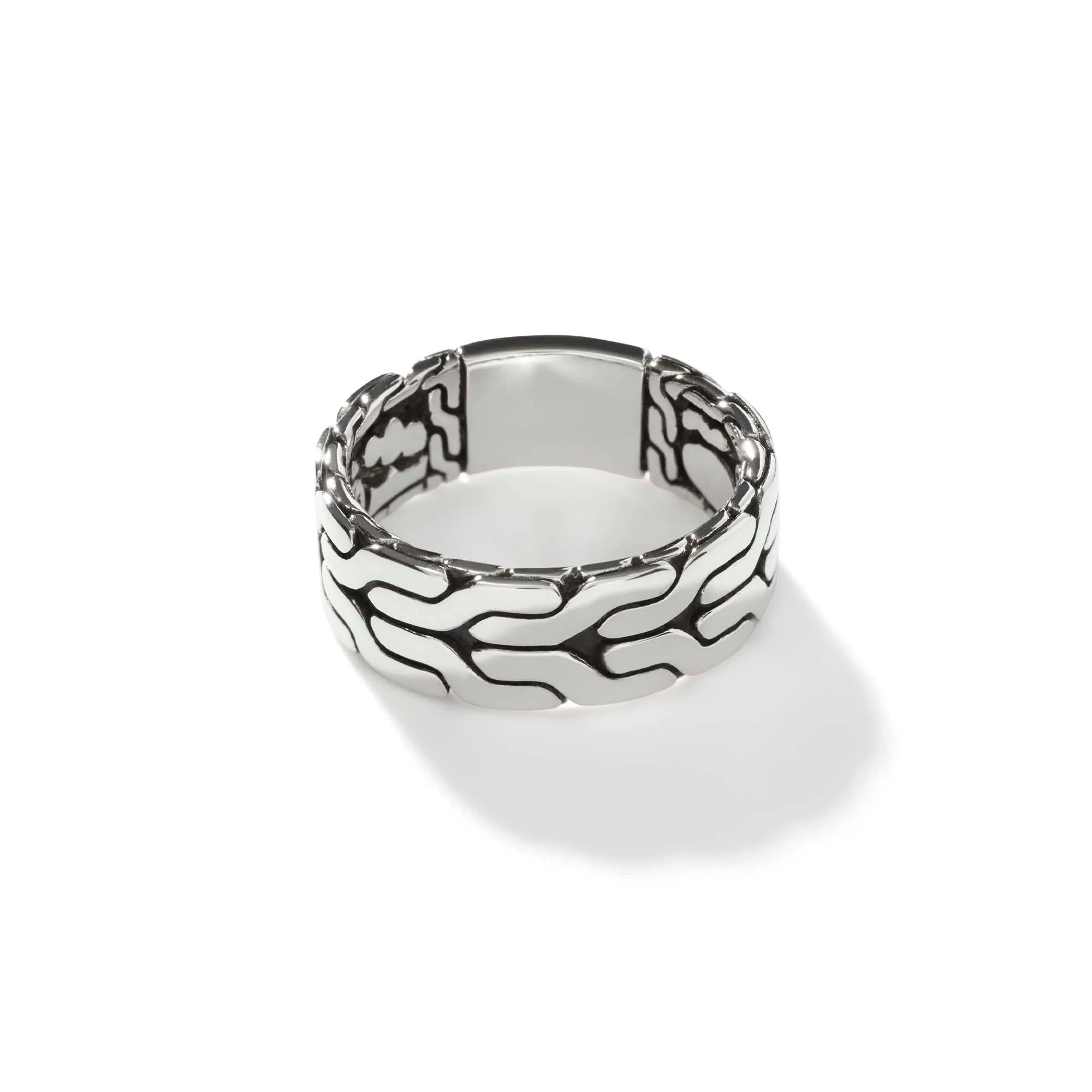 Carved Chain Band Ring, Sterling Silver|RB99842 sold by John Hardy