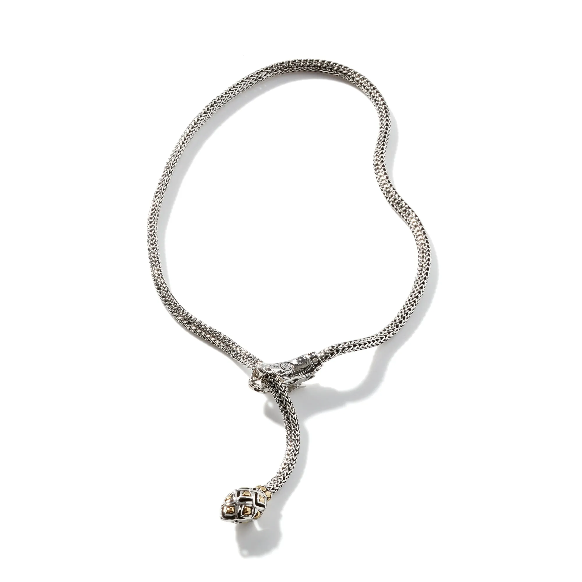 Naga Lariat, Sterling Silver, Gold, 5MM|NZ65471 sold by John Hardy product image thumbnail 5