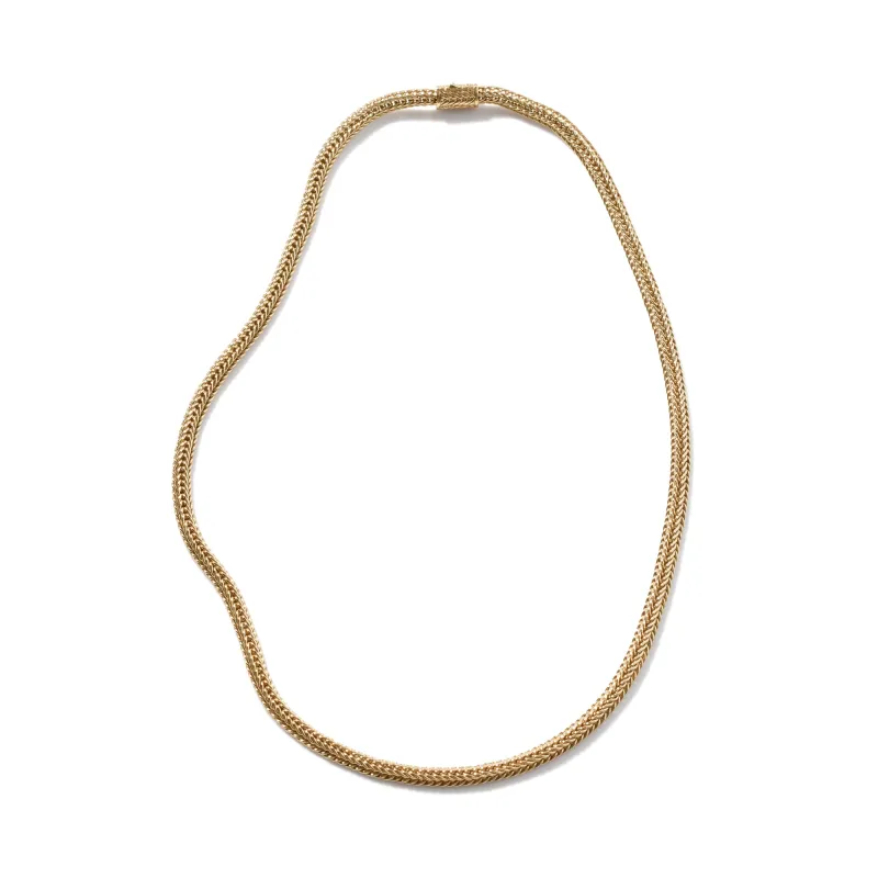 Icon Chevron Necklace, Gold, 4.5MM|NUGG900359 sold by John Hardy
