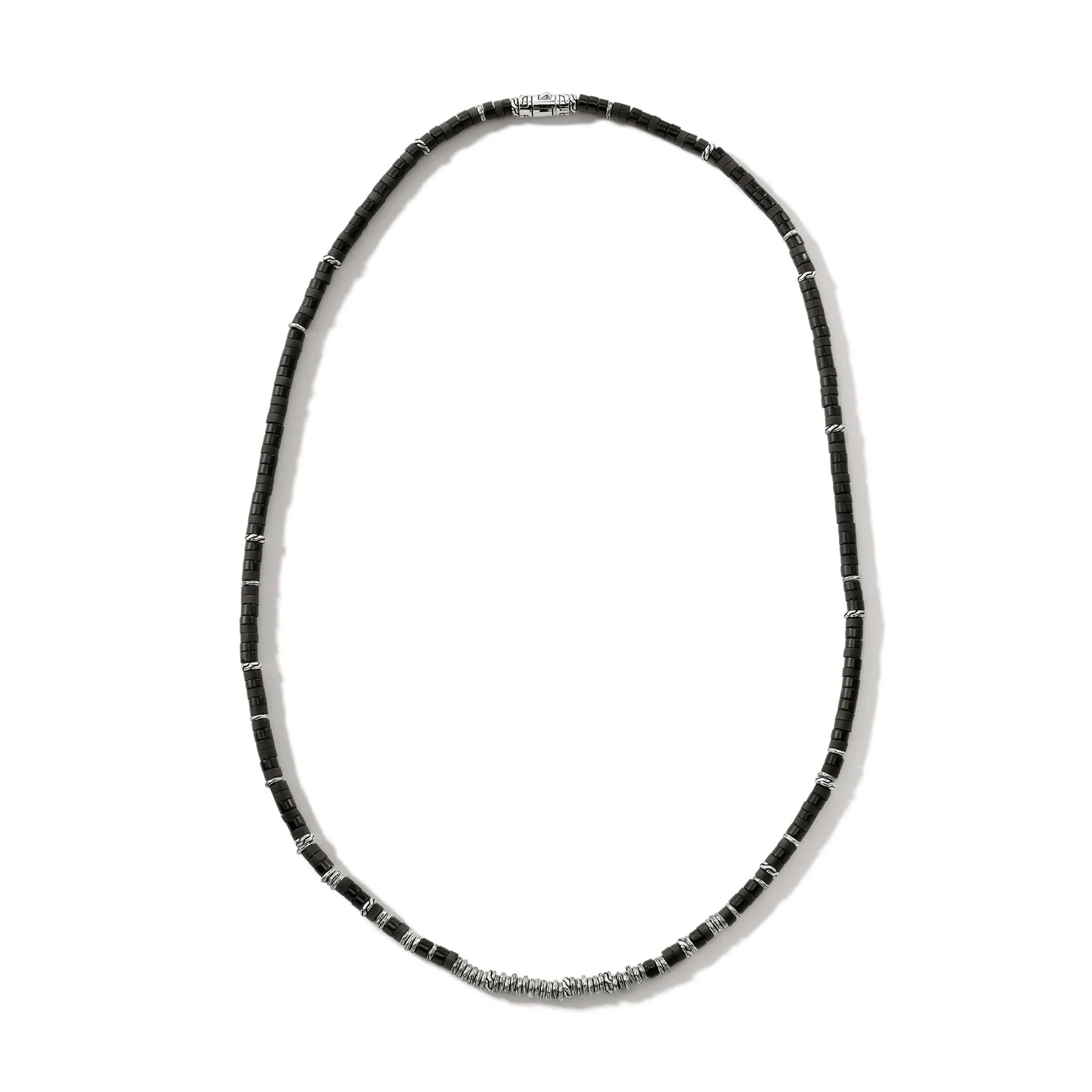 Heishi Necklace, Sterling Silver, Hardstones|NMS900987BON sold by John Hardy
