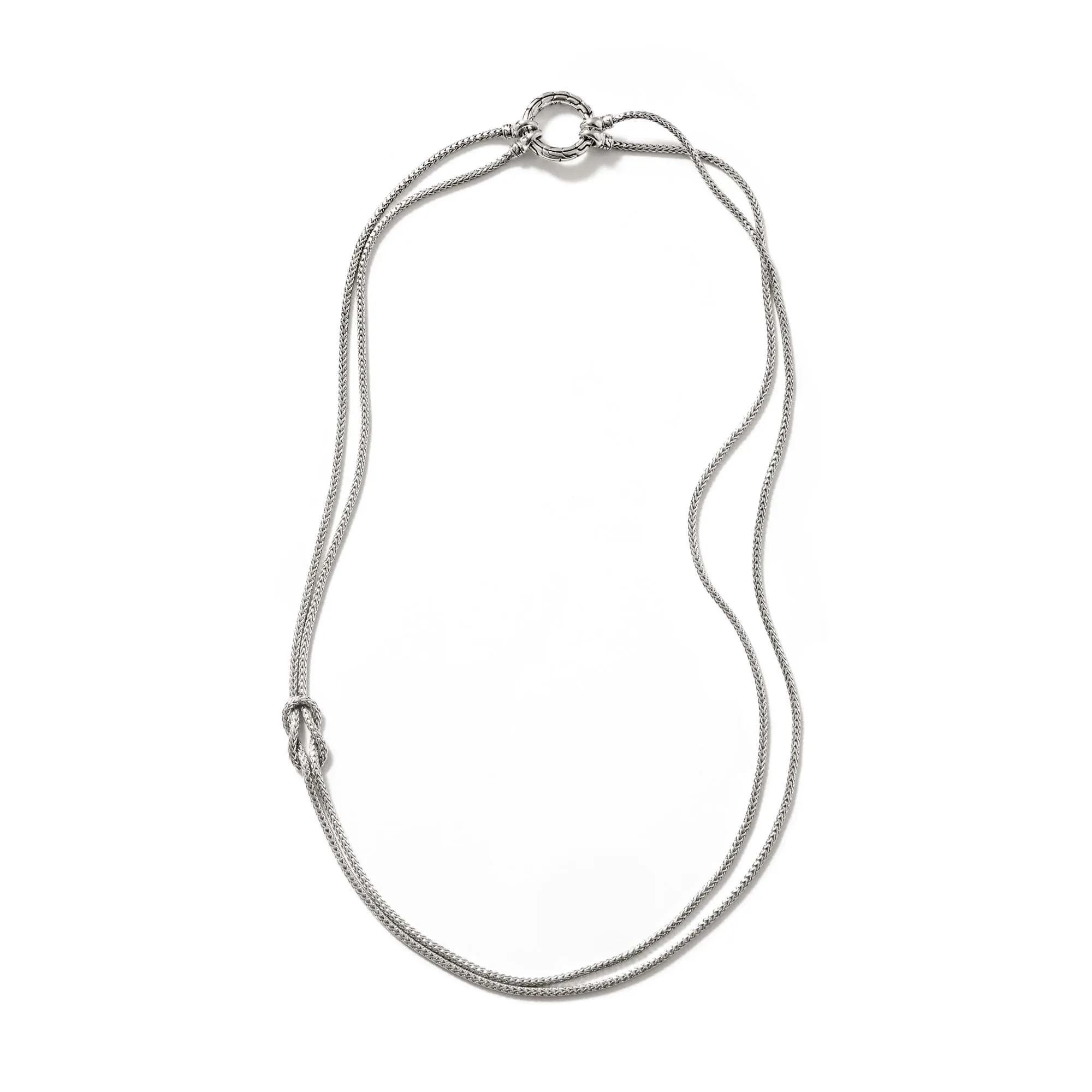 Love Knot Convertible Necklace, Silver, 3.6MM|NB900908 sold by John Hardy