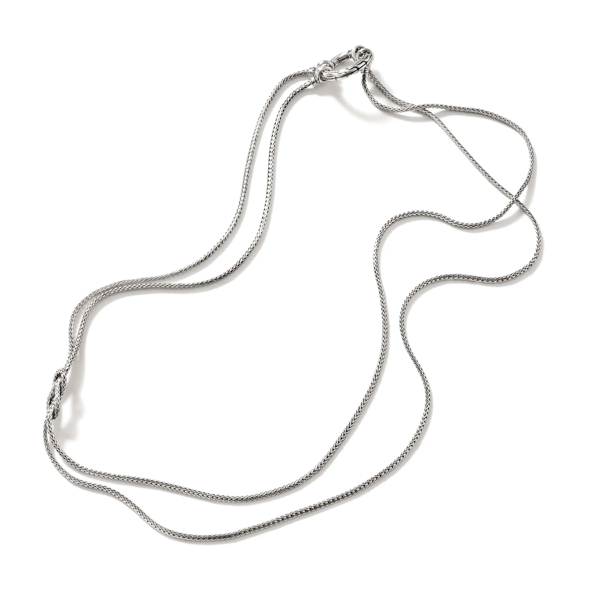 Love Knot Convertible Necklace, Silver, 3.6MM|NB900908 sold by John Hardy product image thumbnail 4