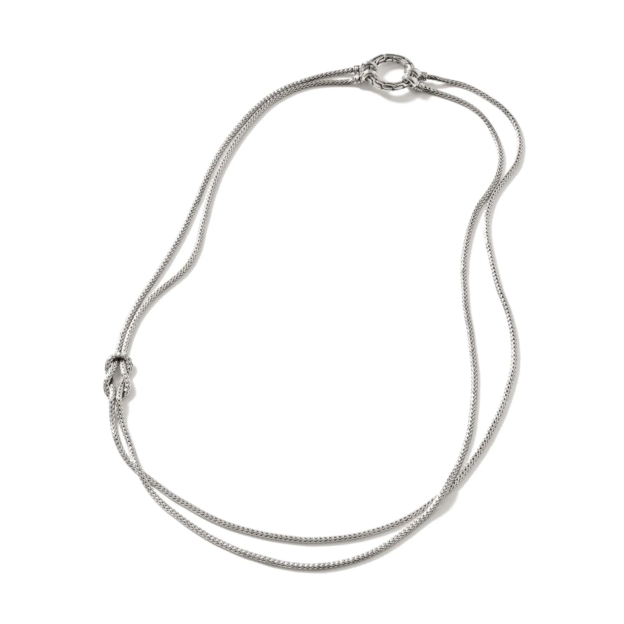 Love Knot Convertible Necklace, Silver, 3.6MM|NB900908 sold by John Hardy product image thumbnail 3