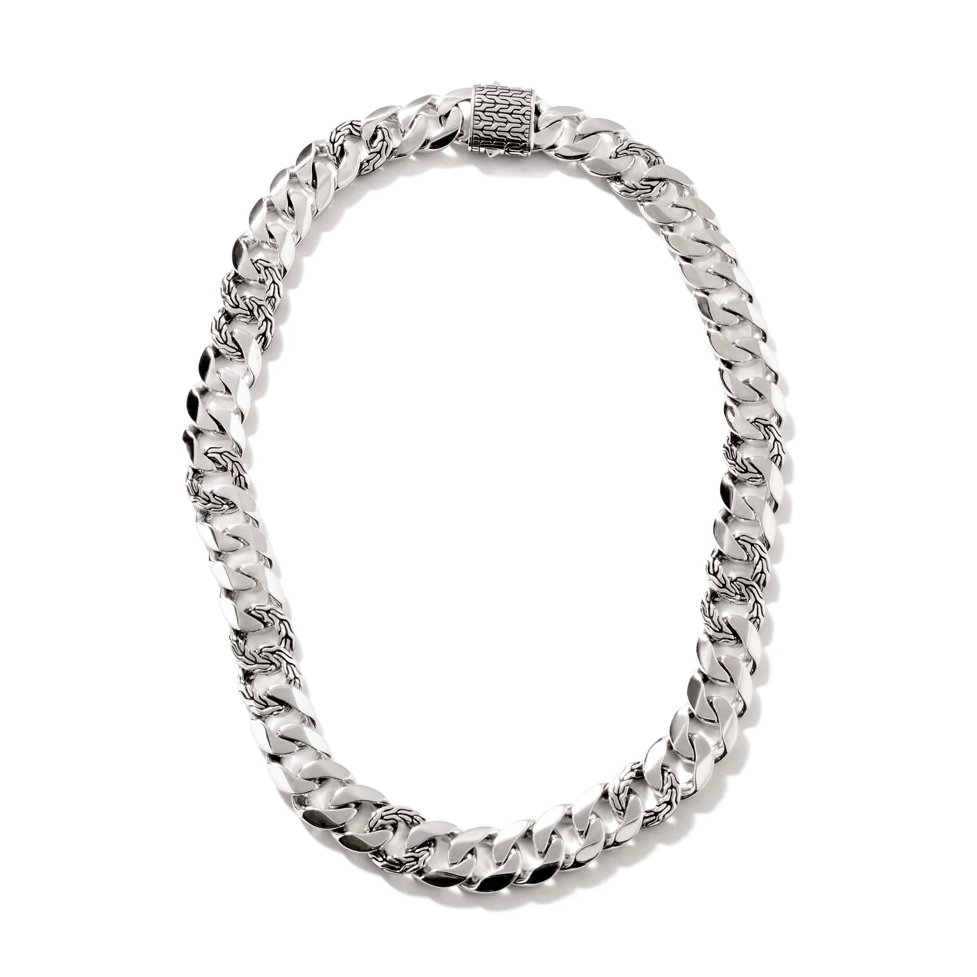 Curb Chain Necklace, Sterling Silver, 14MM|NB900803 sold by John Hardy product image thumbnail 4