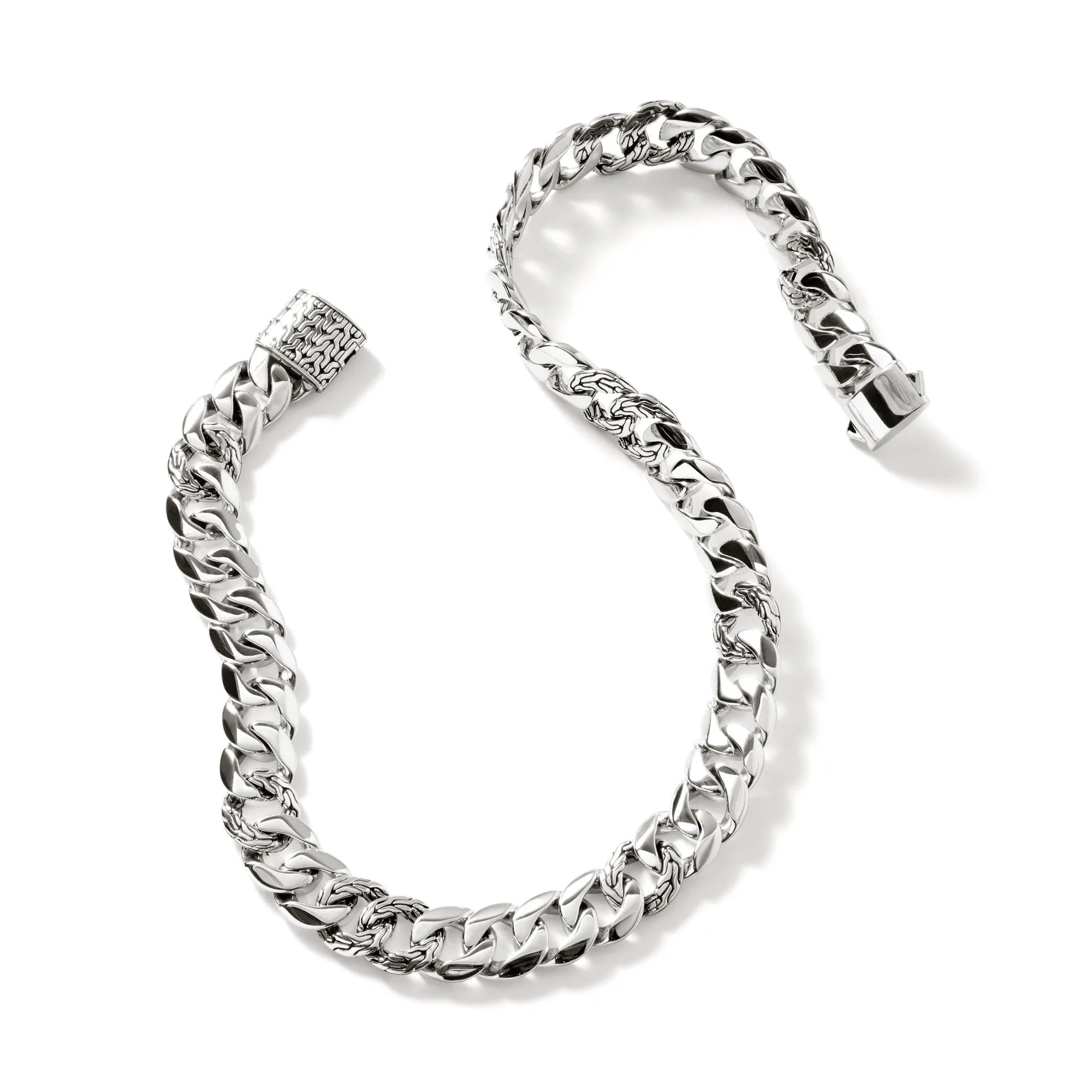 Curb Chain Necklace, Sterling Silver, 14MM|NB900803 sold by John Hardy product image thumbnail 3