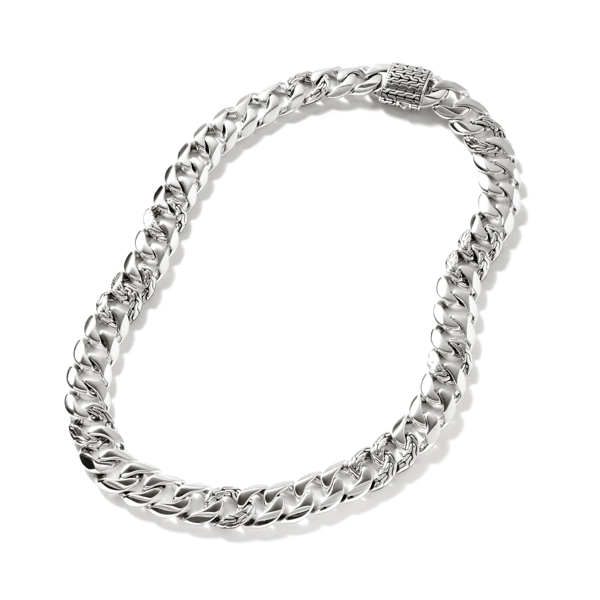 Curb Chain Necklace, Sterling Silver, 14MM|NB900803 sold by John Hardy product image thumbnail 5