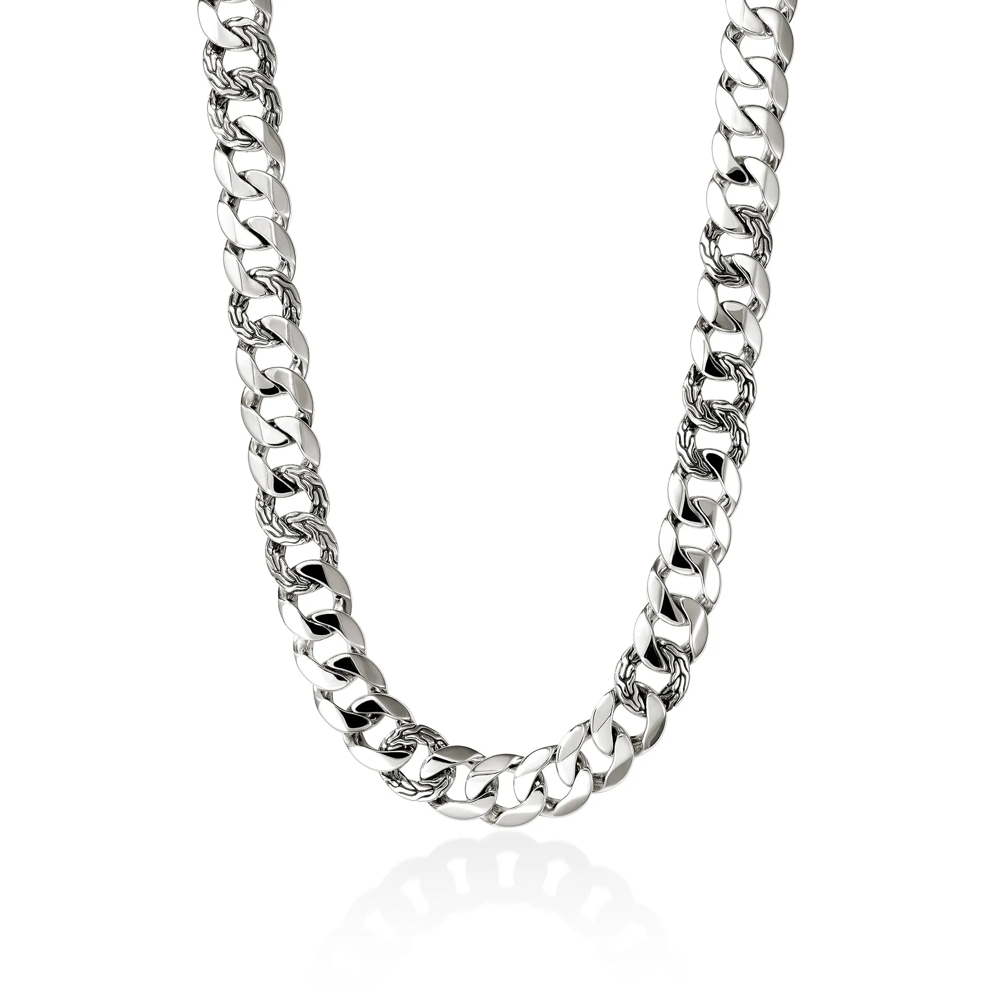 Curb Chain Necklace, Sterling Silver, 14MM|NB900803 sold by John Hardy