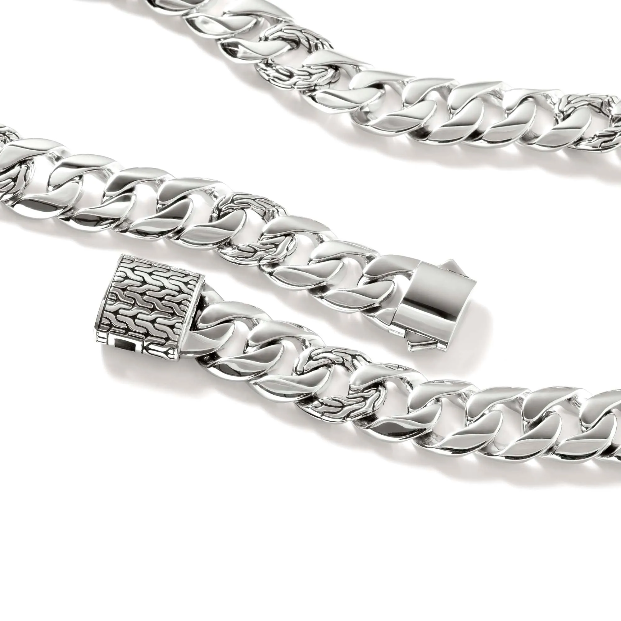Curb Chain Necklace, Sterling Silver, 14MM|NB900803 sold by John Hardy product image thumbnail 2