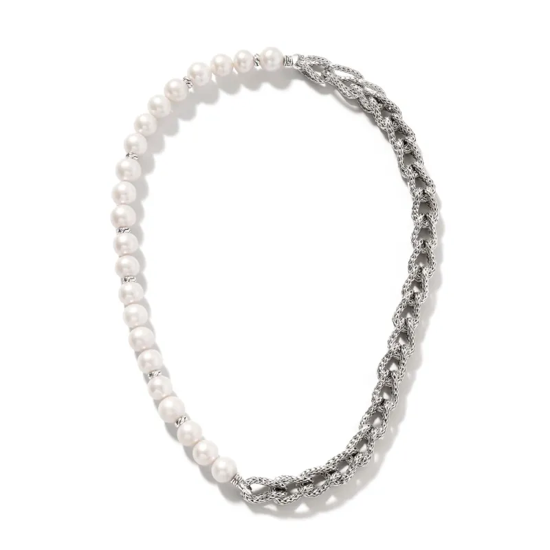 Surf Necklace, Sterling Silver, Pearls, 10.5MM|NB900797 sold by John Hardy