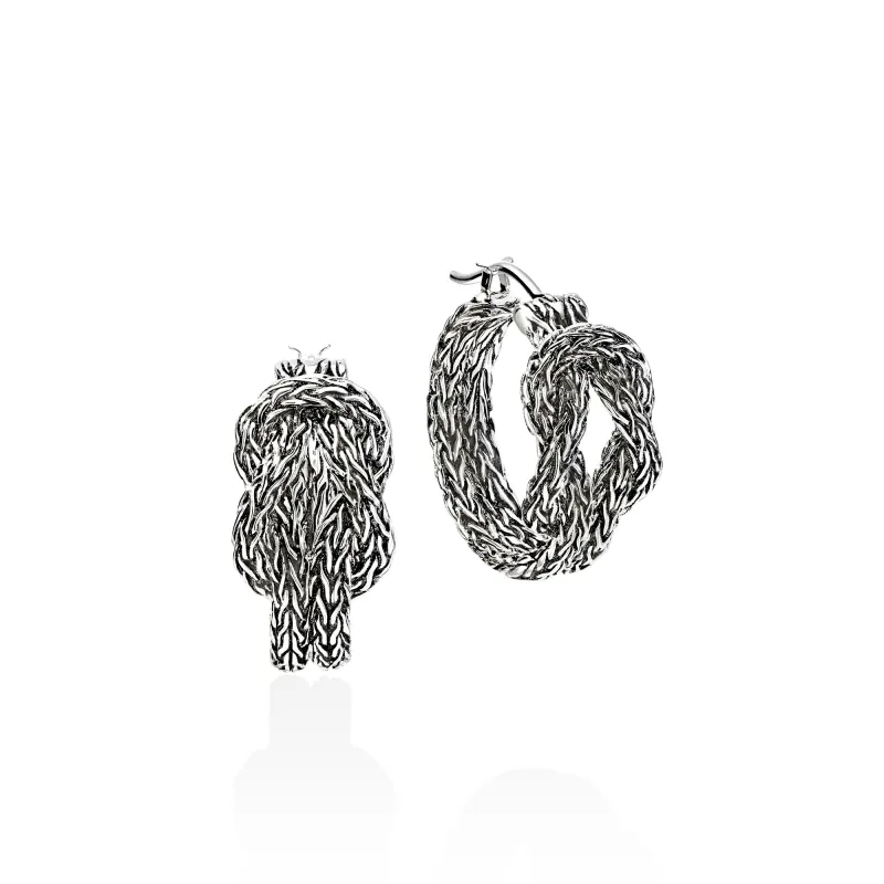 Love Knot Hoop Earring, Sterling Silver, 20MM|EB900990 sold by John Hardy
