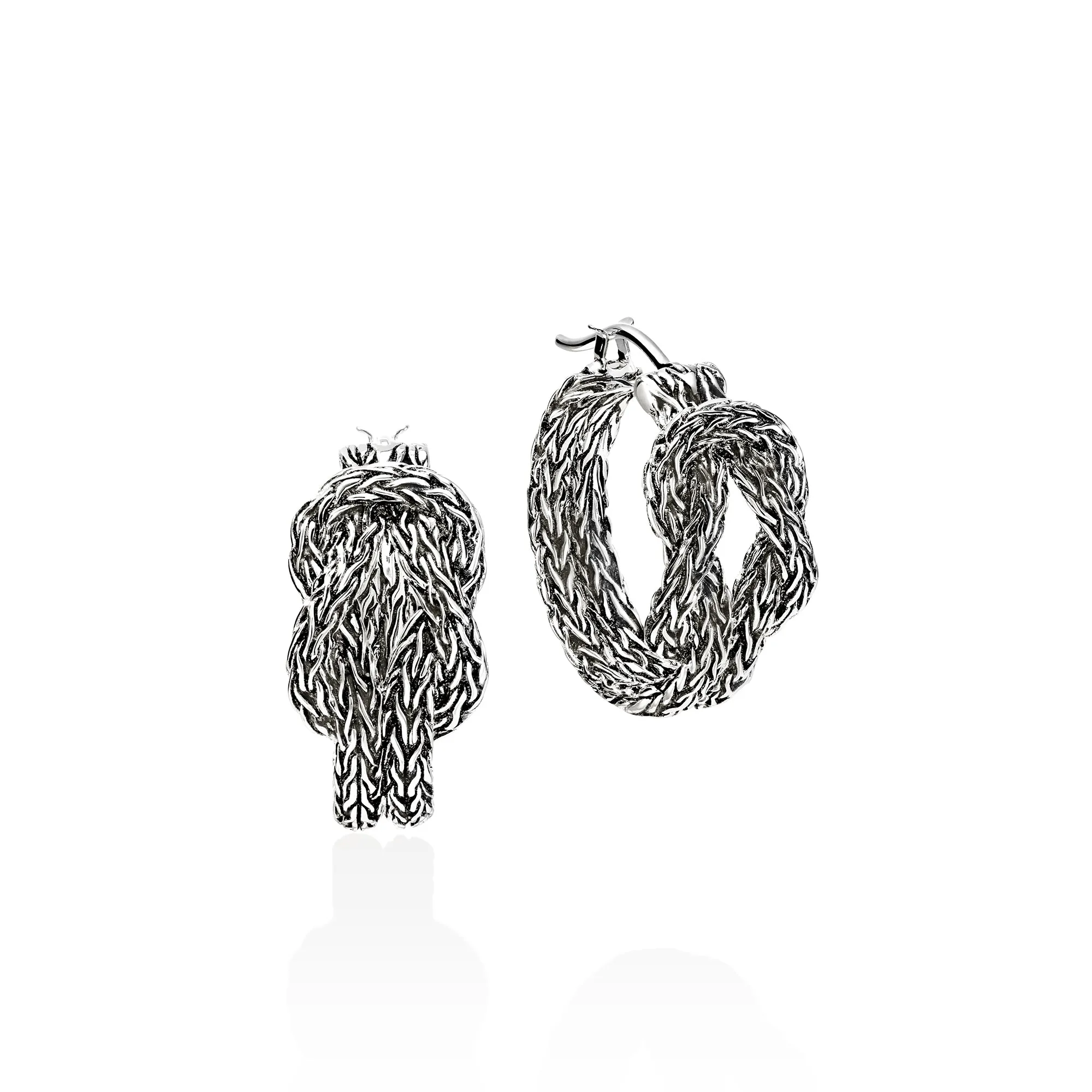 Love Knot Hoop Earring, Sterling Silver, 20MM|EB900990 sold by John Hardy