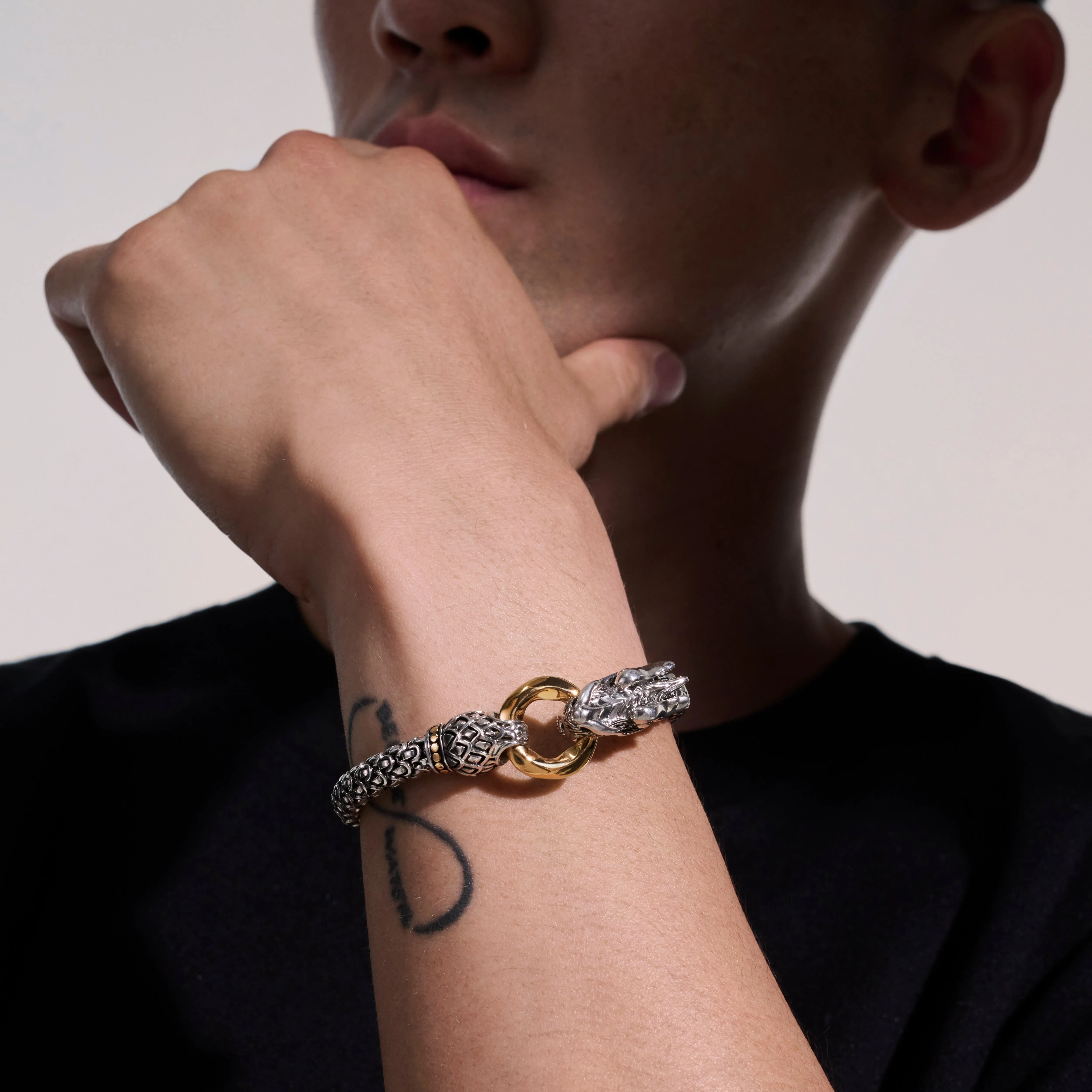 Naga Bracelet, Gold, Sterling Silver, 6MM|BZ65032 sold by John Hardy product image thumbnail 5