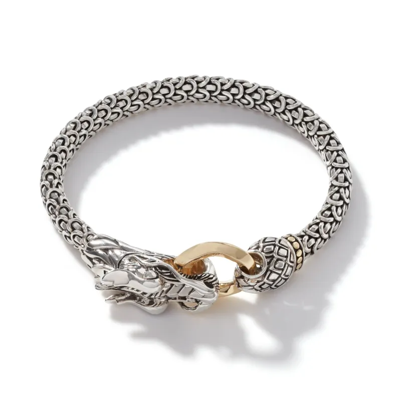 Naga Bracelet, Gold, Sterling Silver, 6MM|BZ65032 sold by John Hardy