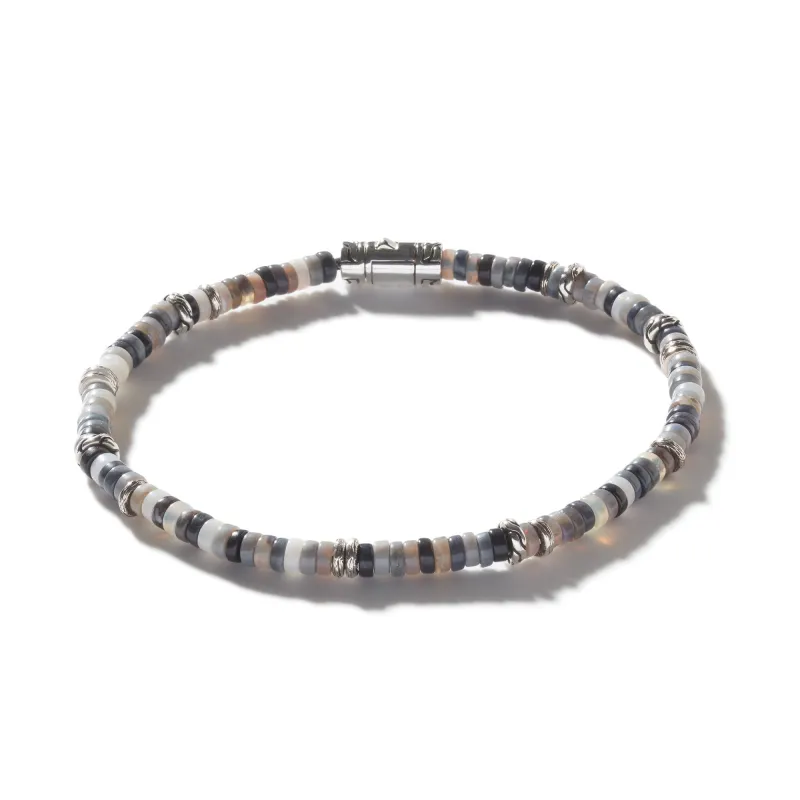 Heishi Bracelet, Sterling Silver, Hardstones|BUS900698OP sold by John Hardy