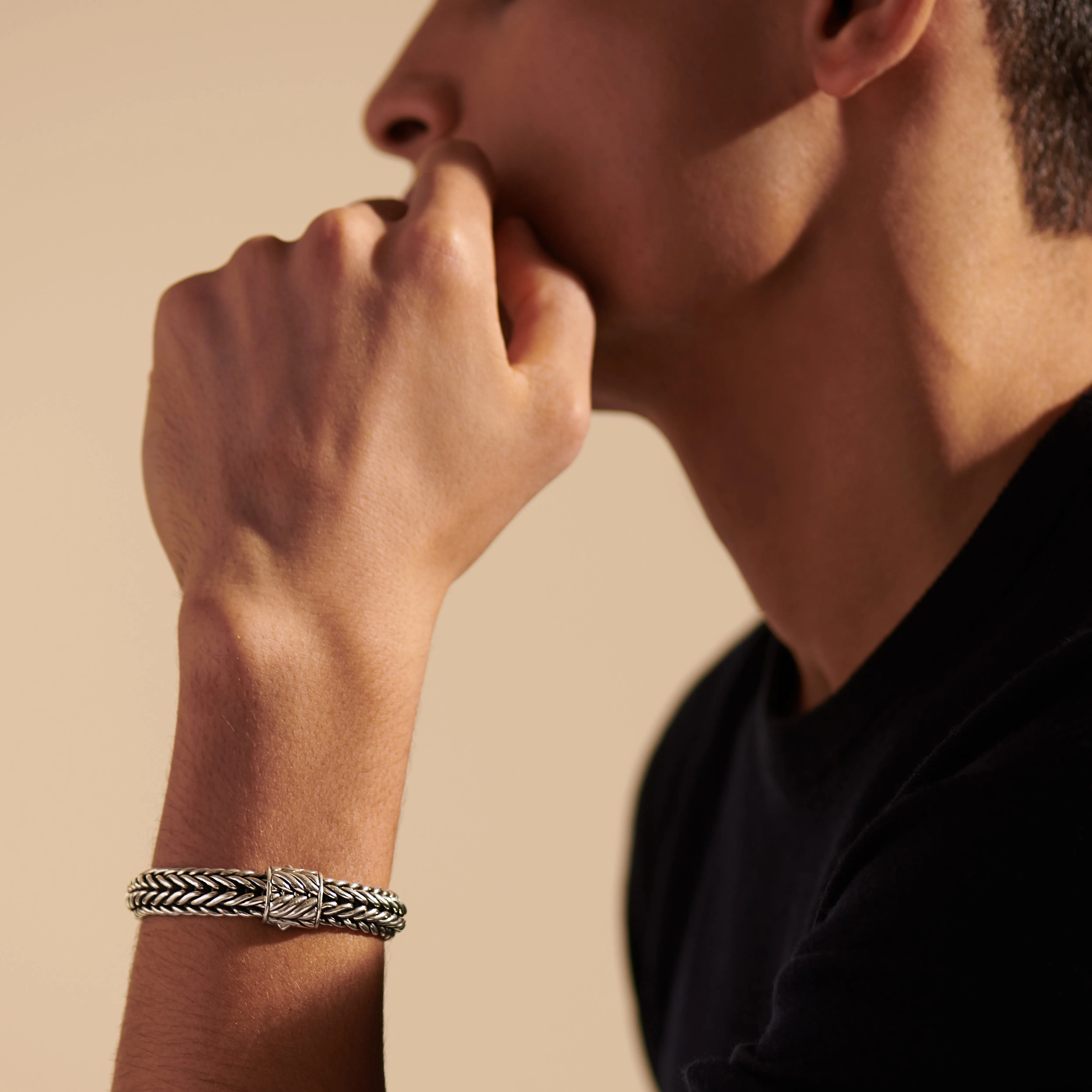 Icon Chevron Bracelet, Sterling Silver, 12MM|BU90609 sold by John Hardy product image thumbnail 5