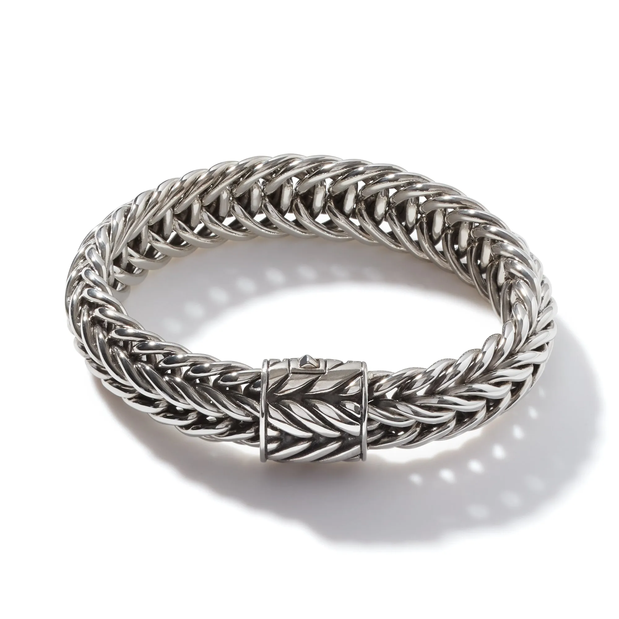 Icon Chevron Bracelet, Sterling Silver, 15MM|BU90644 sold by John Hardy