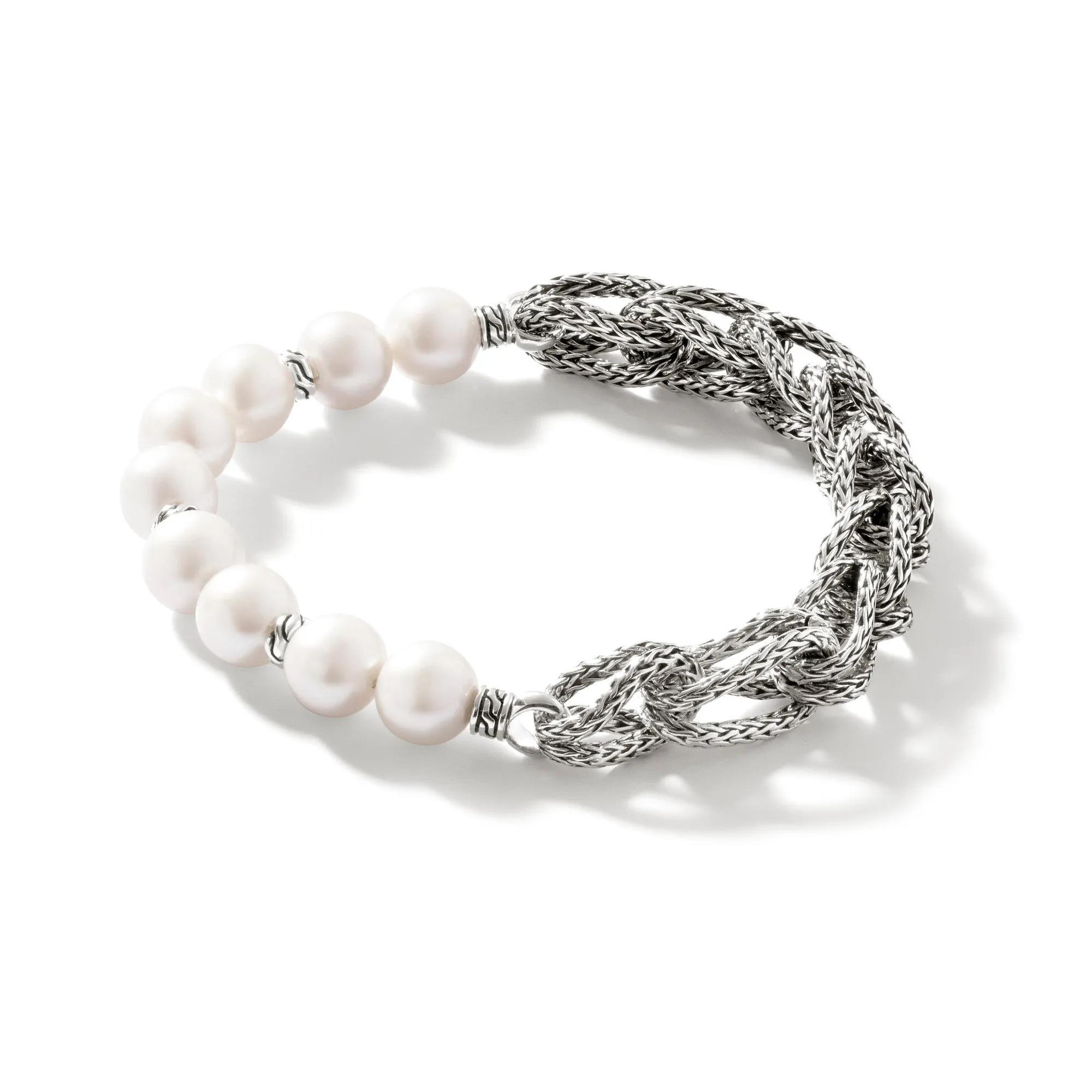 Surf Bracelet, Silver, Pearls, 10.5MM|BU900936 sold by John Hardy