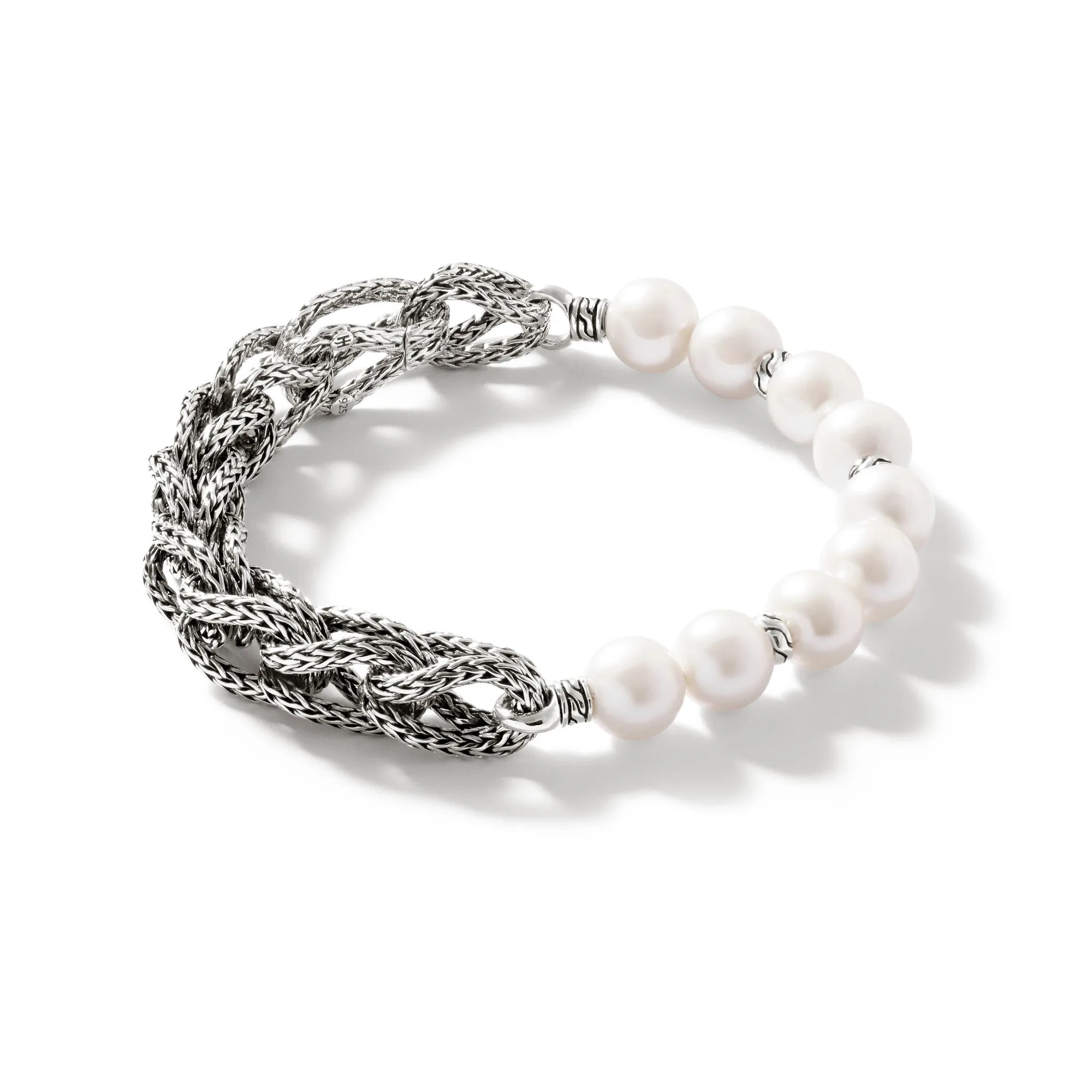 Surf Bracelet, Silver, Pearls, 10.5MM|BU900936 sold by John Hardy product image thumbnail 5