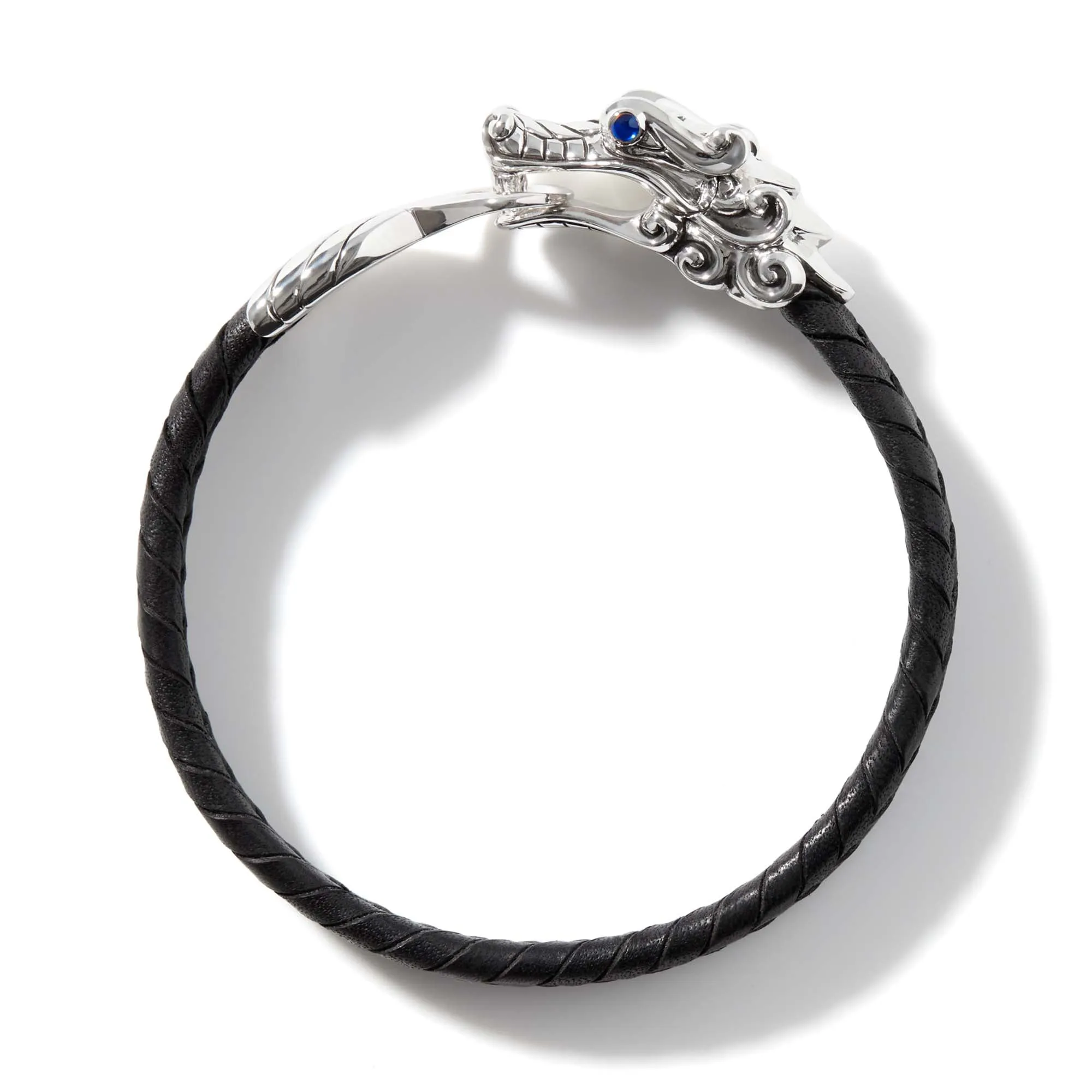 Naga Bracelet, Sterling Silver, Leather|BMS6511522BLBSP sold by John Hardy product image thumbnail 5